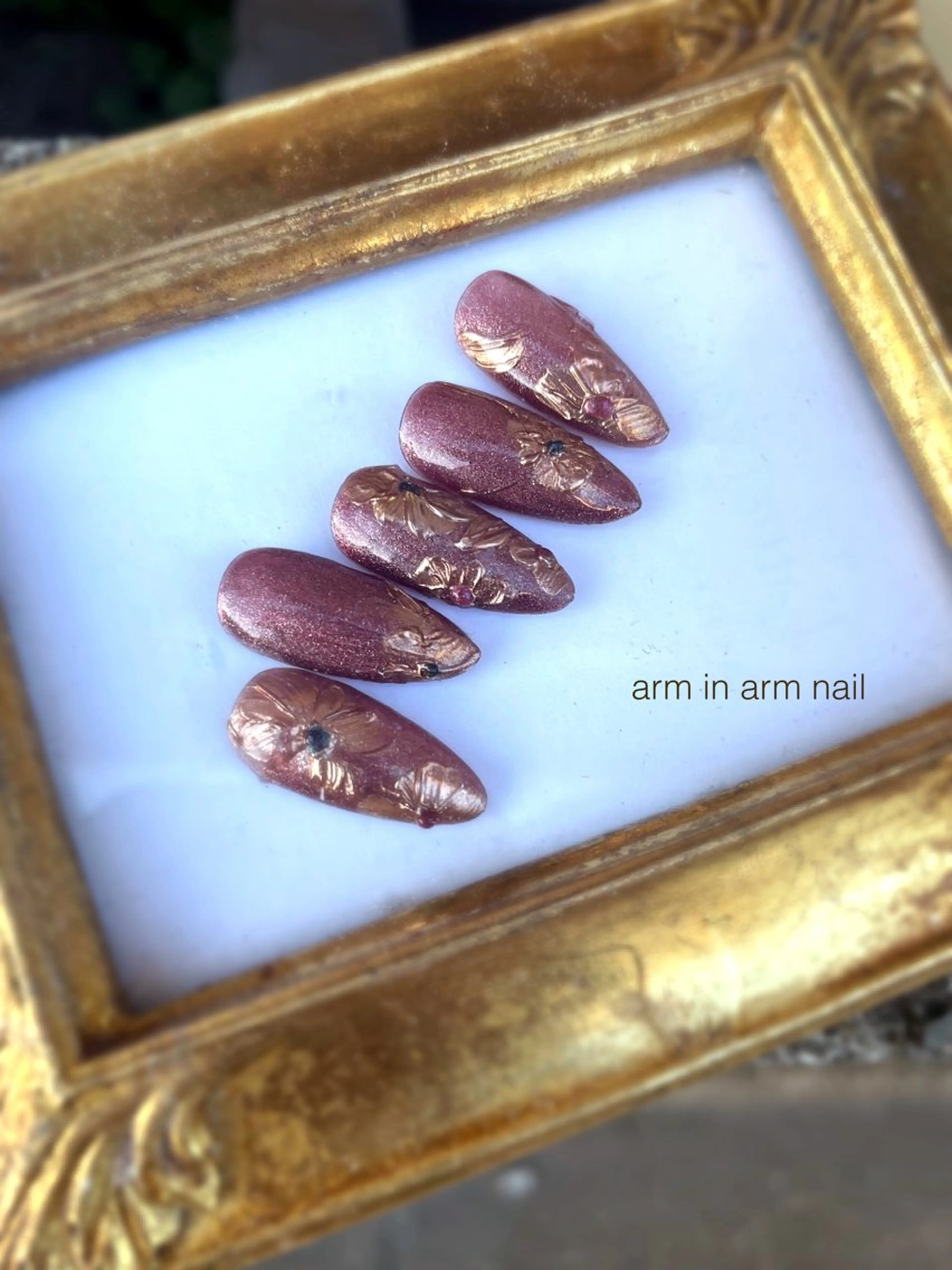 ネイル arm in arm ︎✿Yamamotoのマツエク・マツパデザイン