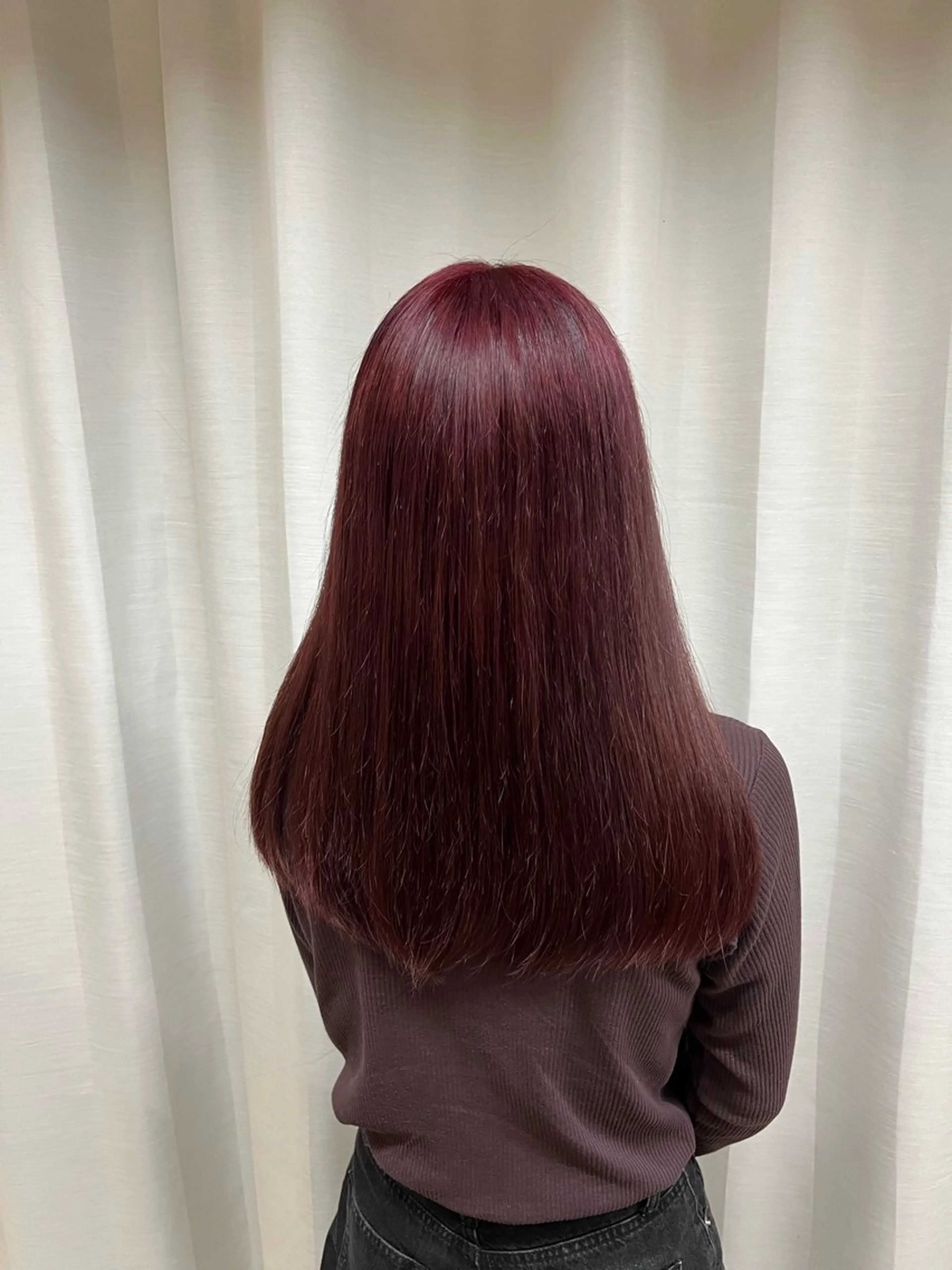 カラー 中島 日菜のヘアスタイル