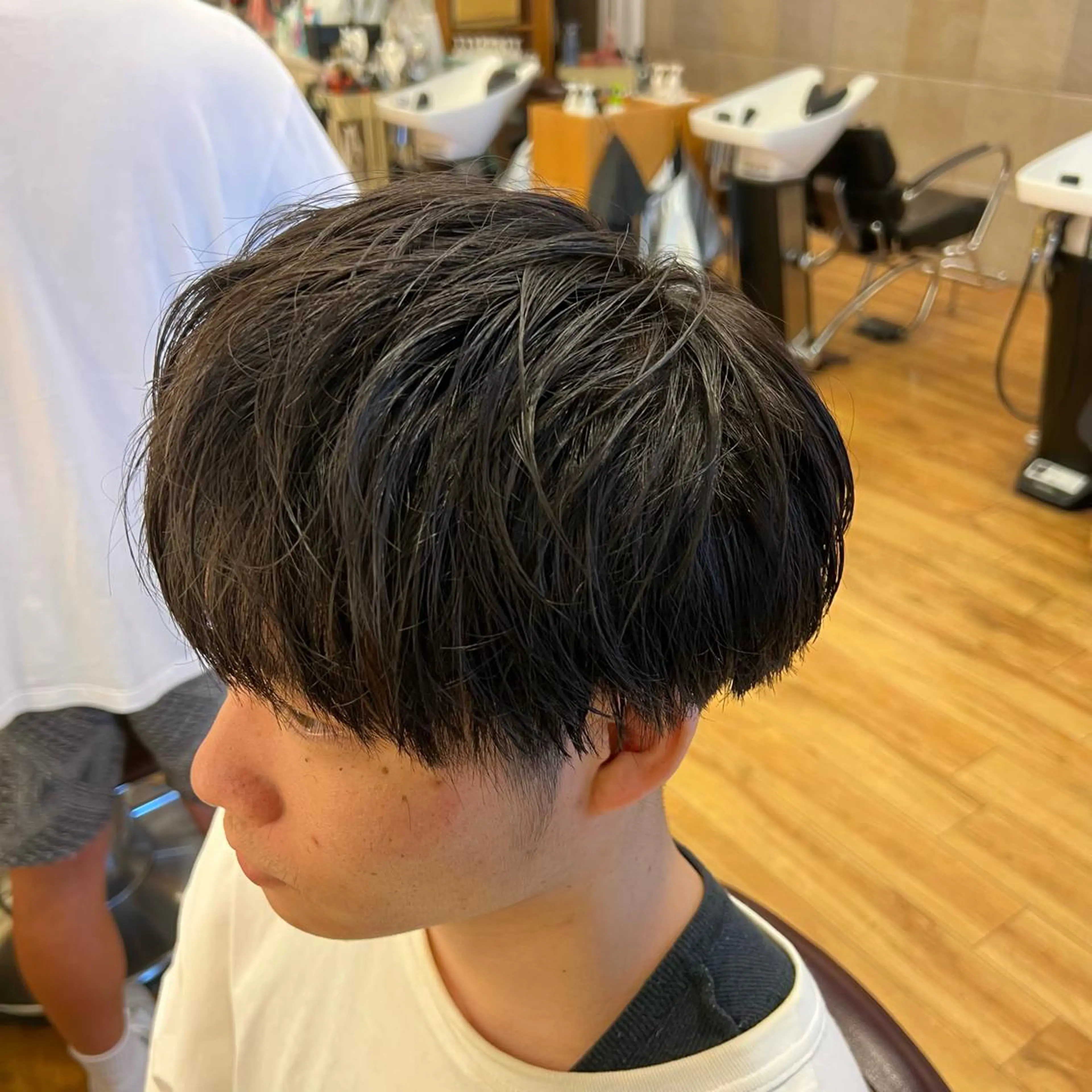 ショート メンズ 湘南のパーマ職人 🔥清水琉葵🔥のヘアスタイル