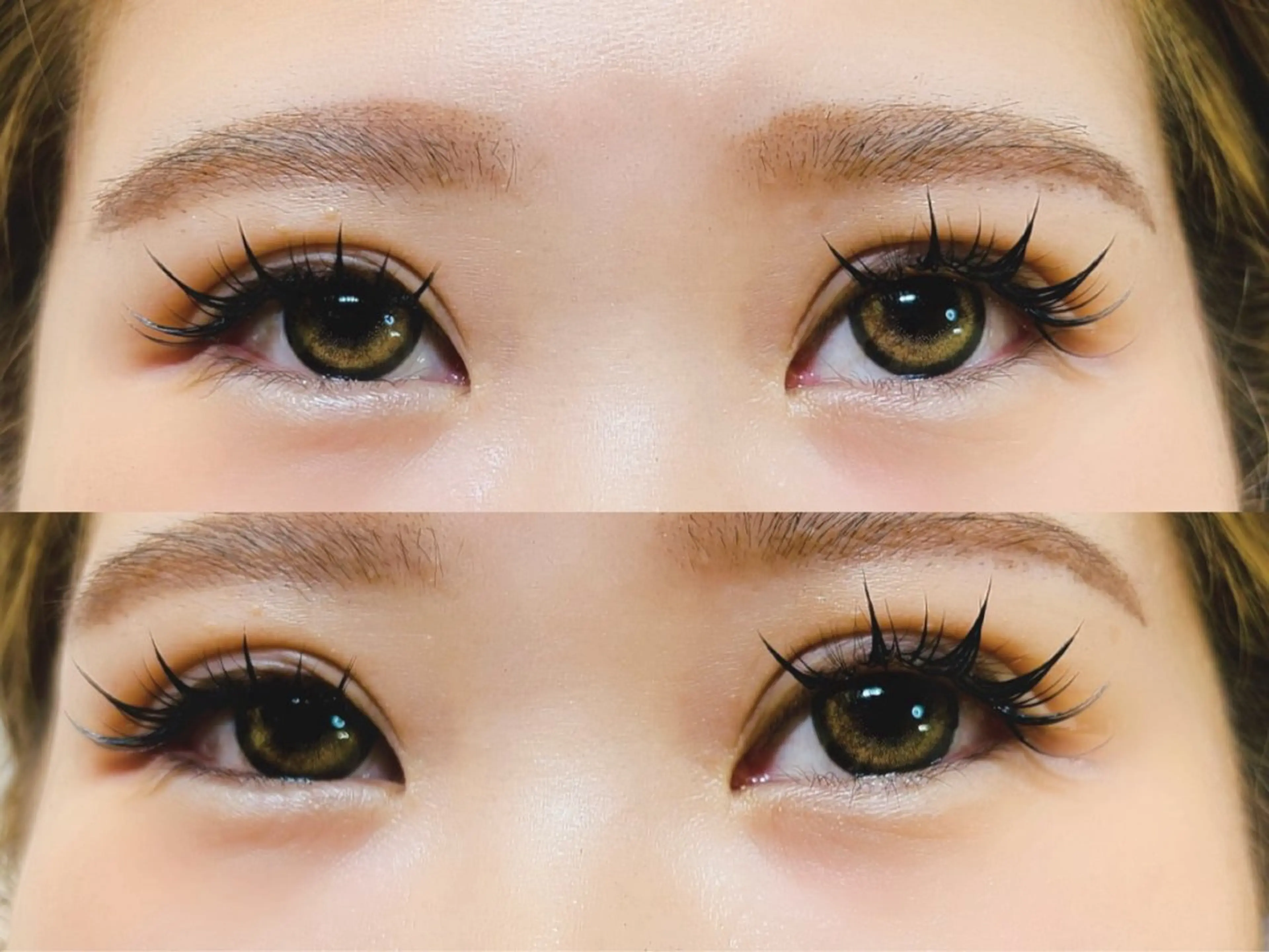 マツエク・マツパ 付け放題 バインドロック 束感まつ毛 フラットラッシュ パリジェンヌラッシュリフト マツエク リナ アメ村のマツエク・マツパデザイン