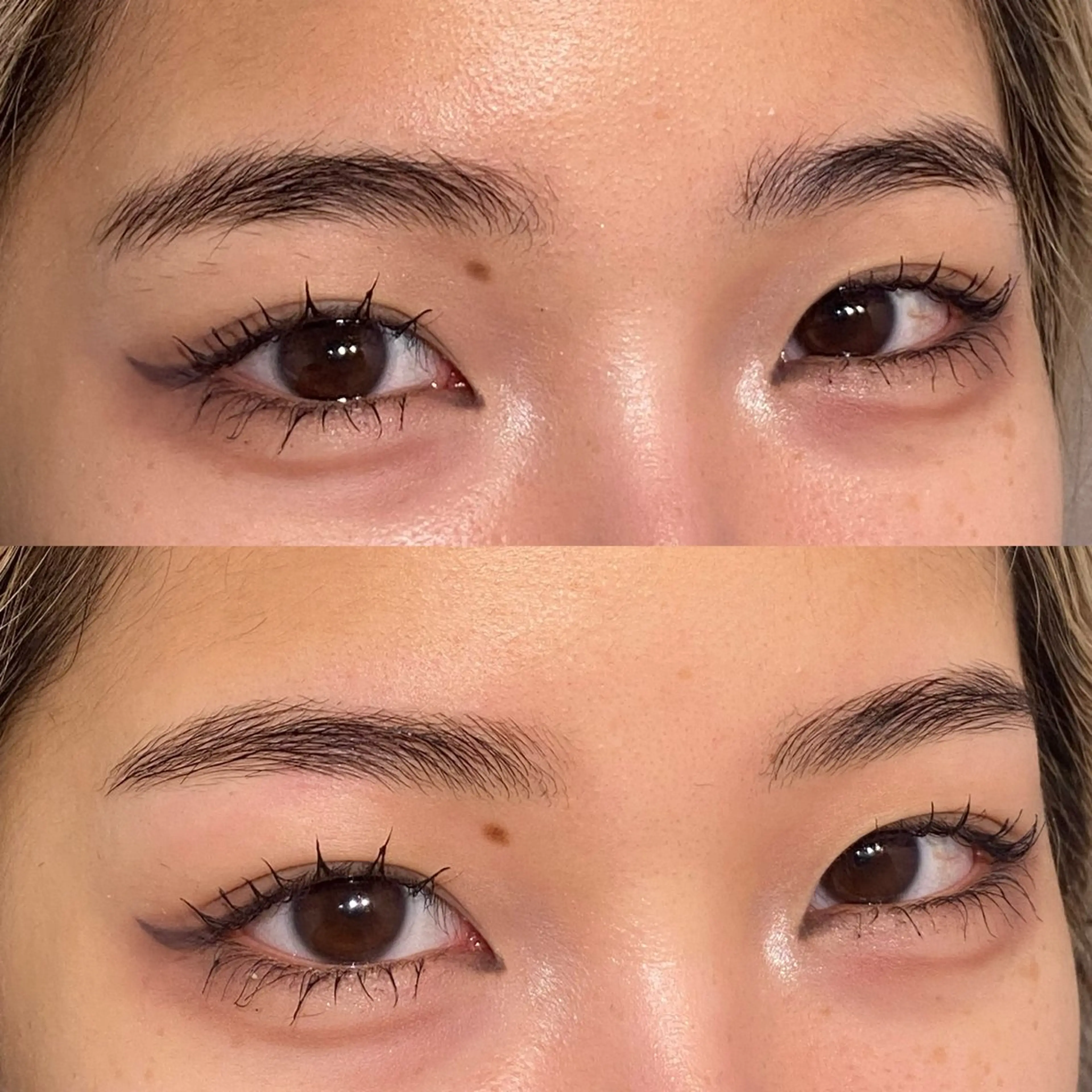 アイブロウ 眉カラー 眉毛ワックス脱毛 西島 雪輝のマツエク・マツパデザイン