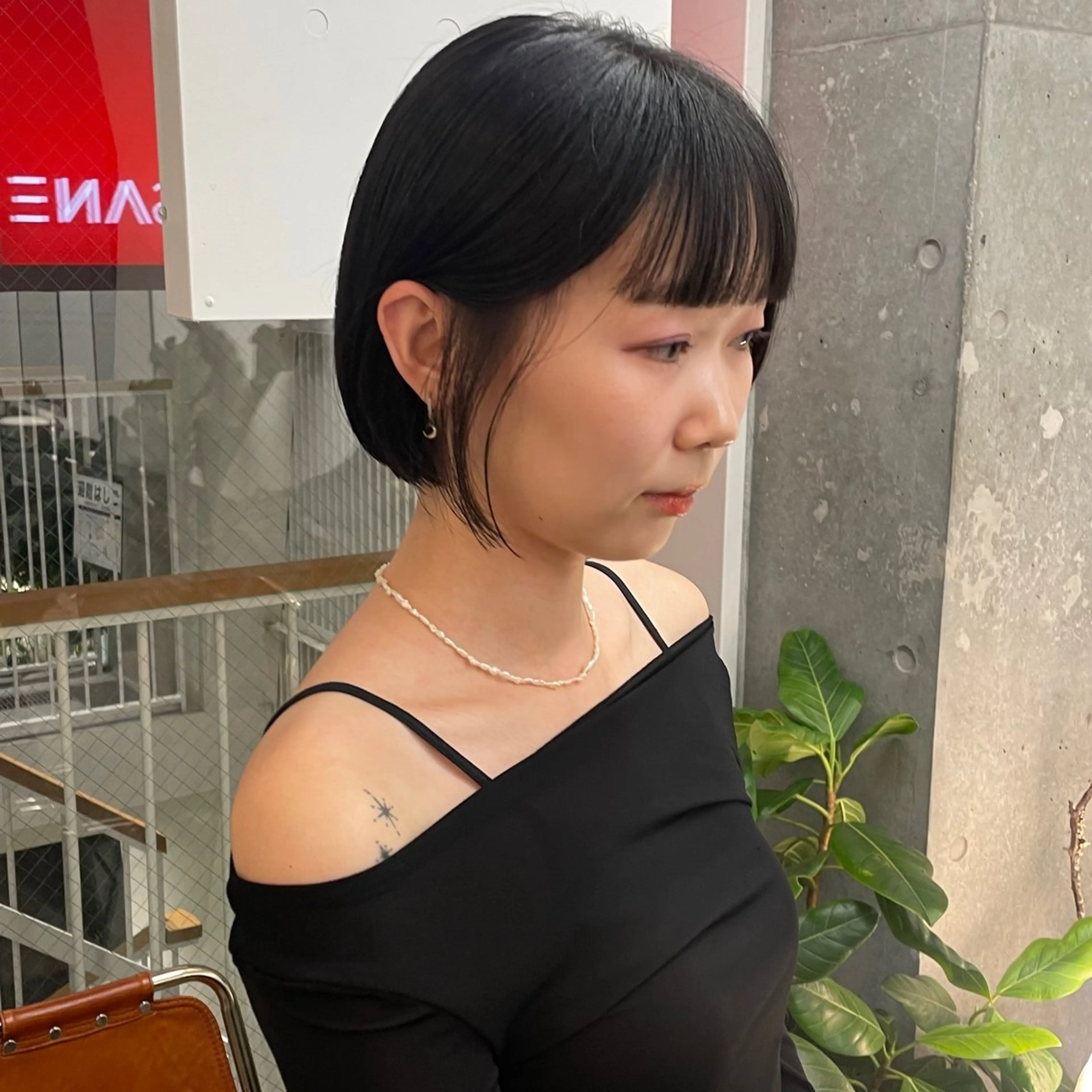 ミディアム casane所属・暖色・前髪カット 🎗️佐藤ゆみこのヘアスタイル