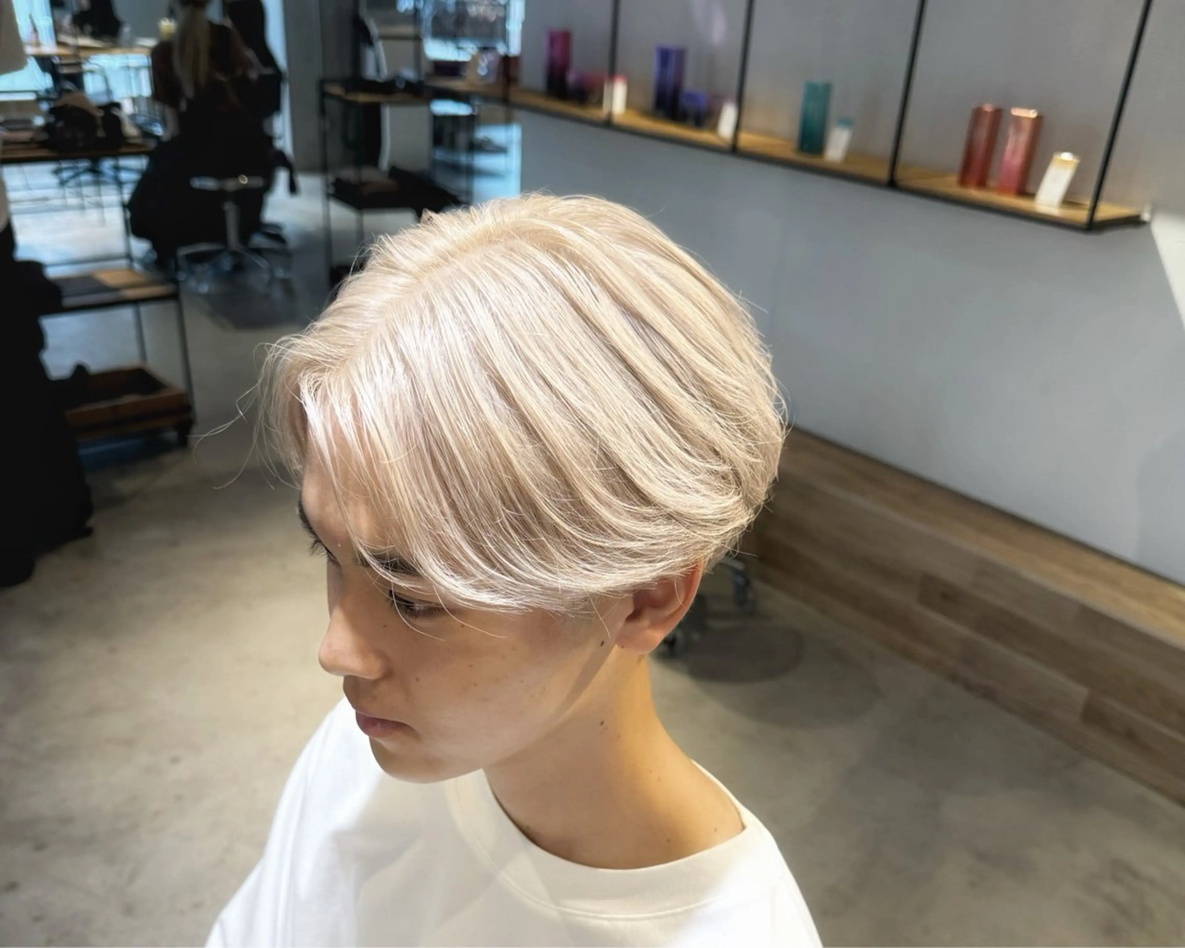 メンズ ヘアカラー トリートメント ベージュカラー/新潟 カラー特化/落合優吾のヘアスタイル