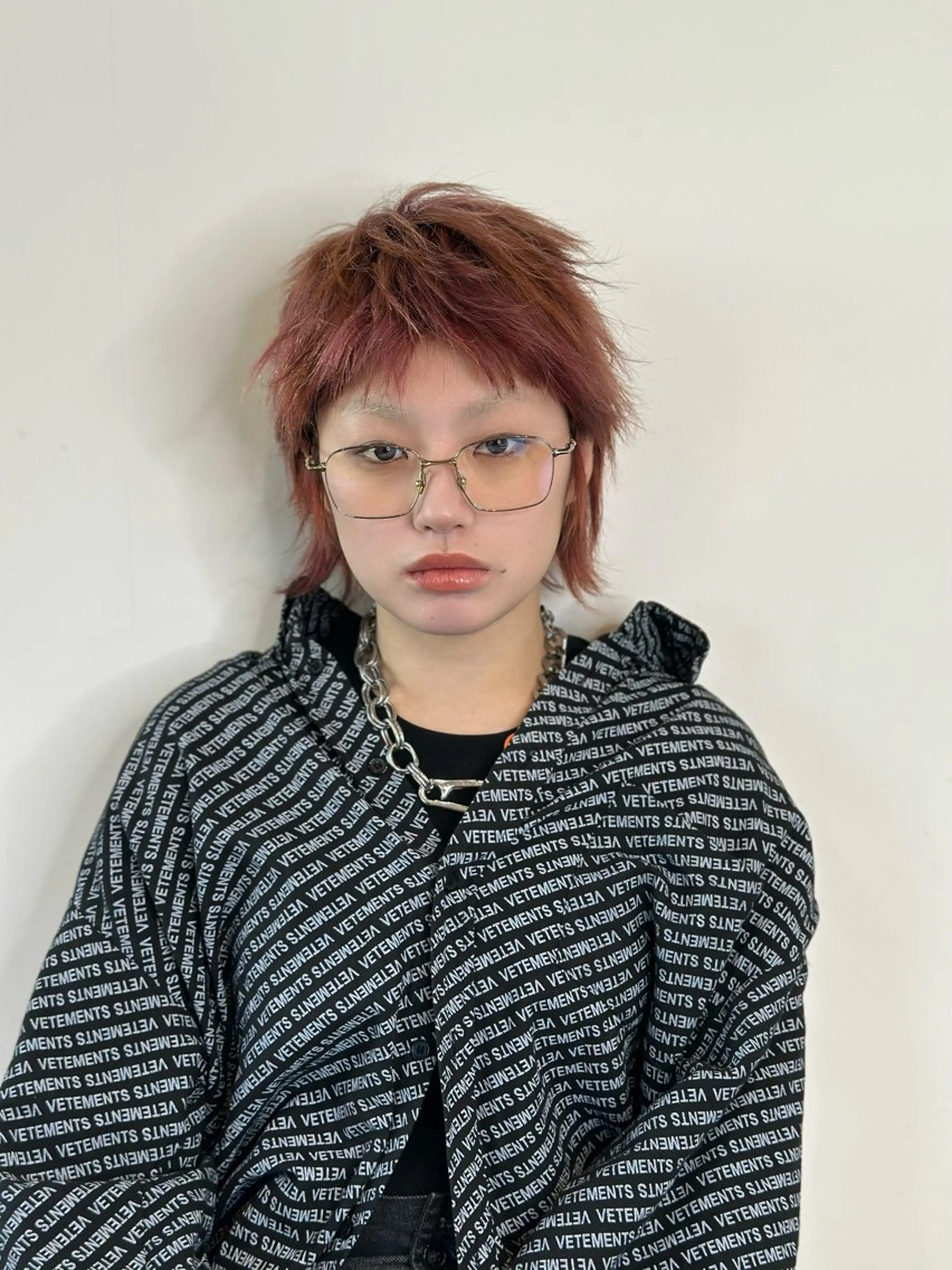 ショート カラー ウルフカット カット ヘアカラー トリートメント 大阪ウルフカット ハッシュカットのヘアスタイル