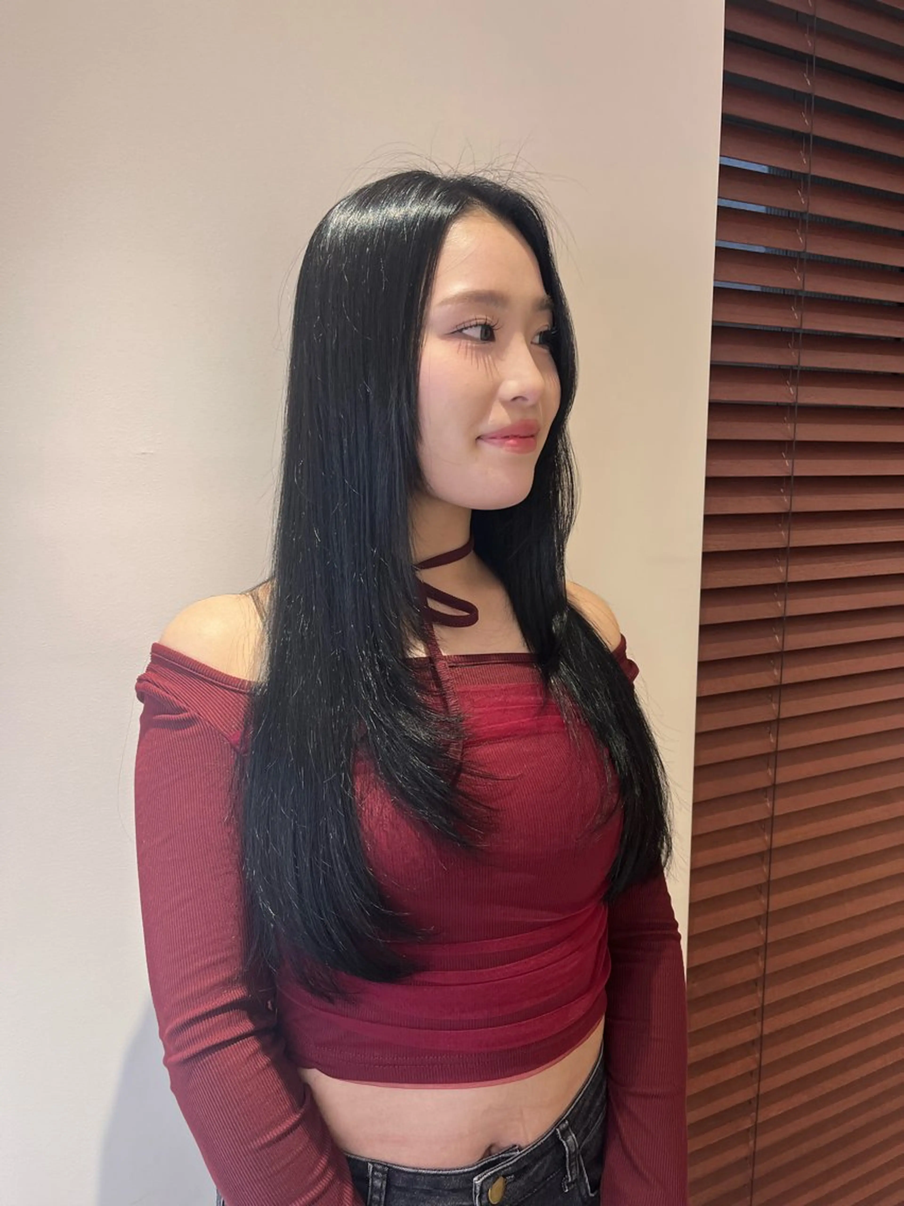 ロング レイヤーカット ﾚｲﾔｰ🩵透明感 ೀユイ🌙のヘアスタイル