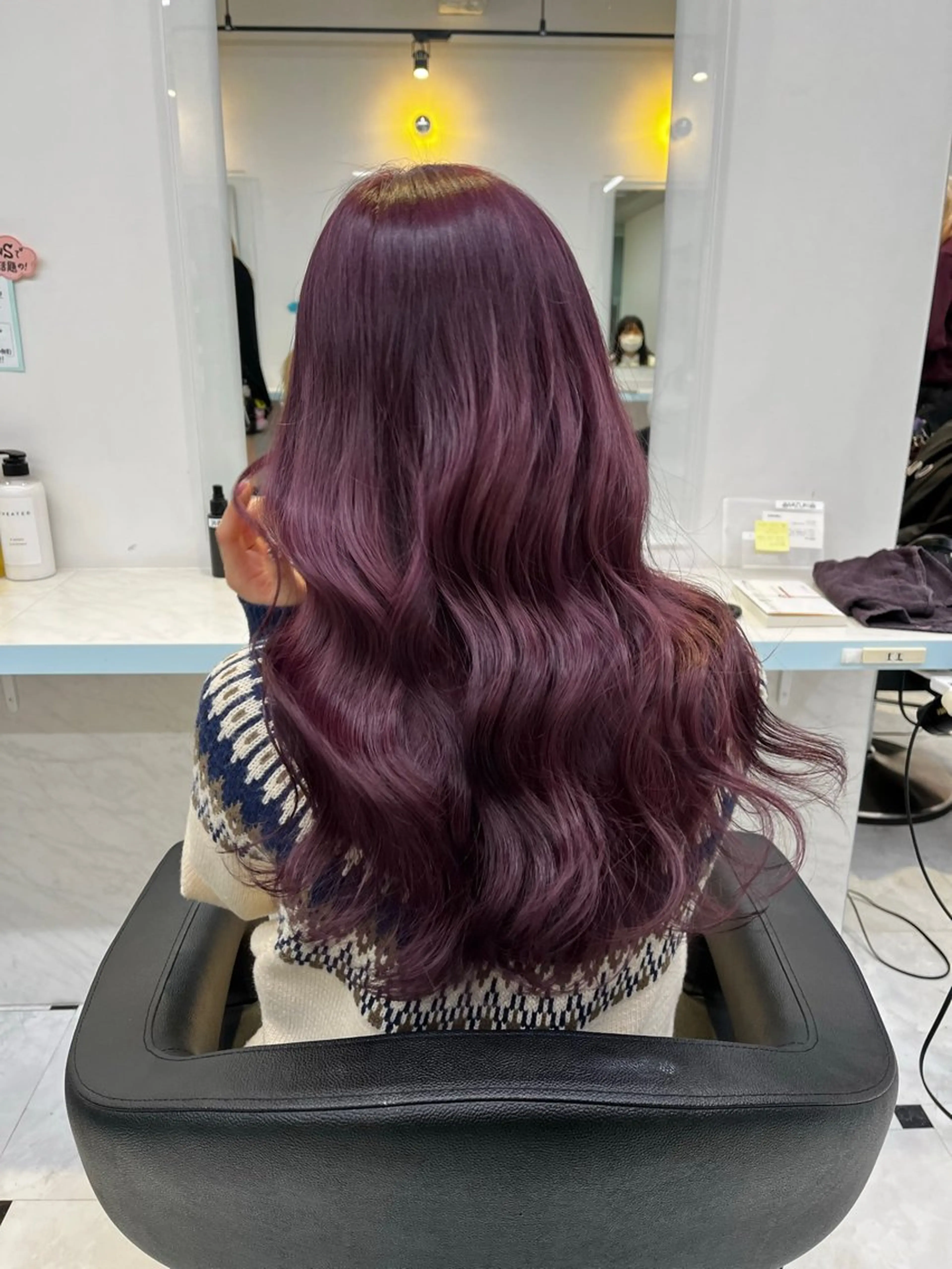 ロング カラー ヘアカラー ブリーチカラー 🩵MIZUKIのヘアスタイル