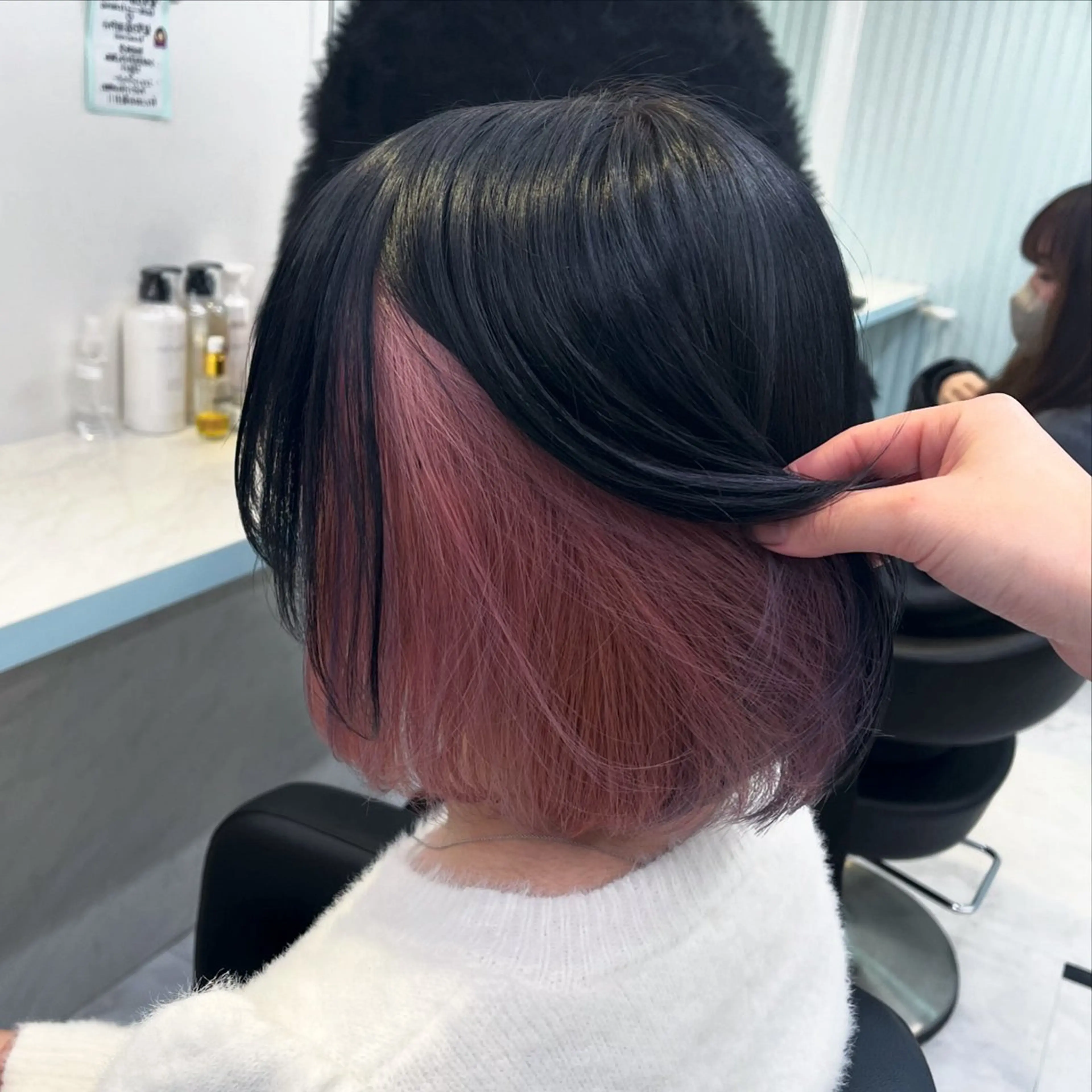 ショート カラー ヘアカラー トリートメント ブリーチカラー 🩵MIZUKIのヘアスタイル