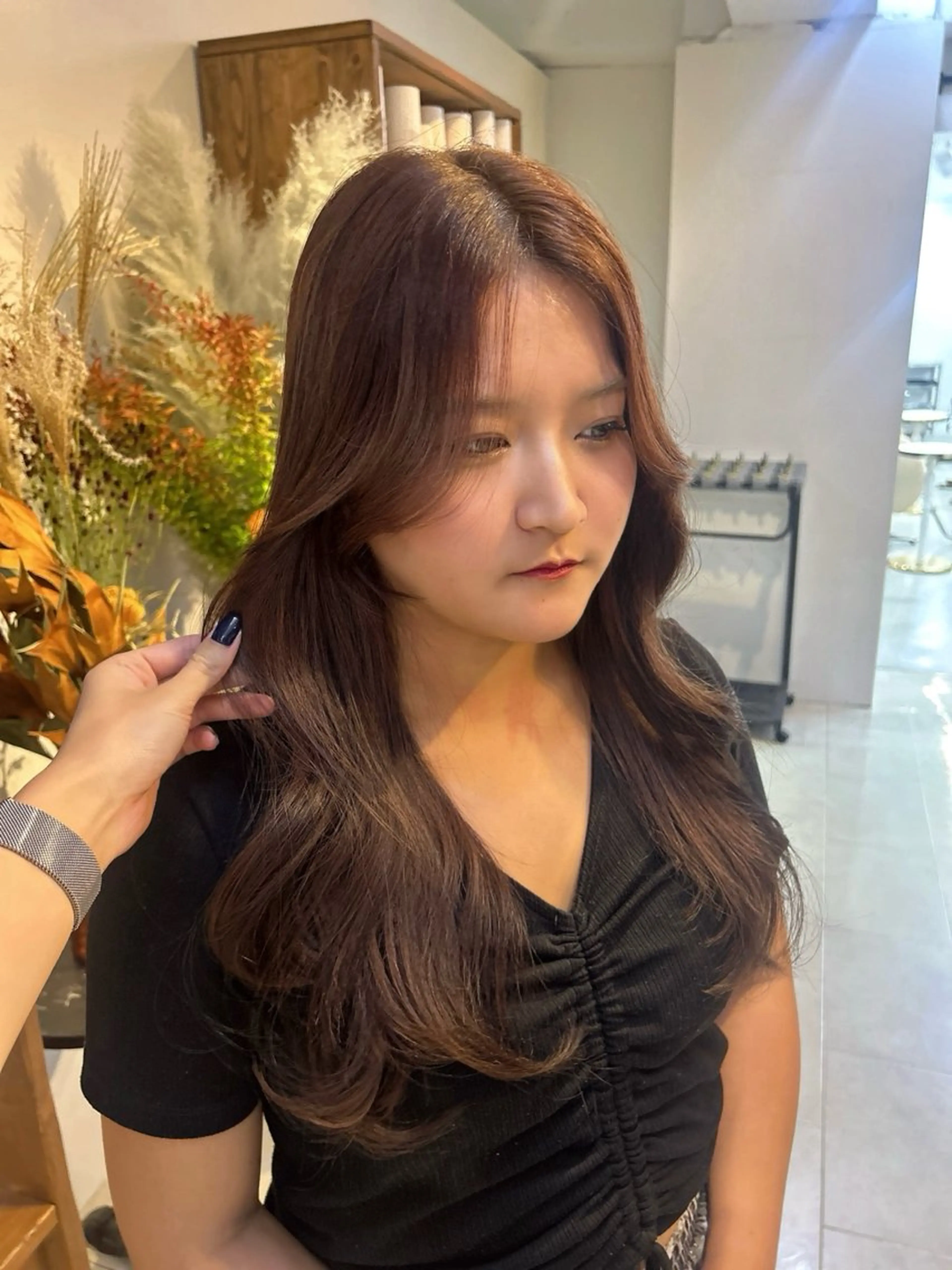 【シャンプーブロー込み🫧】カラー＋3stepトリートメントの写真