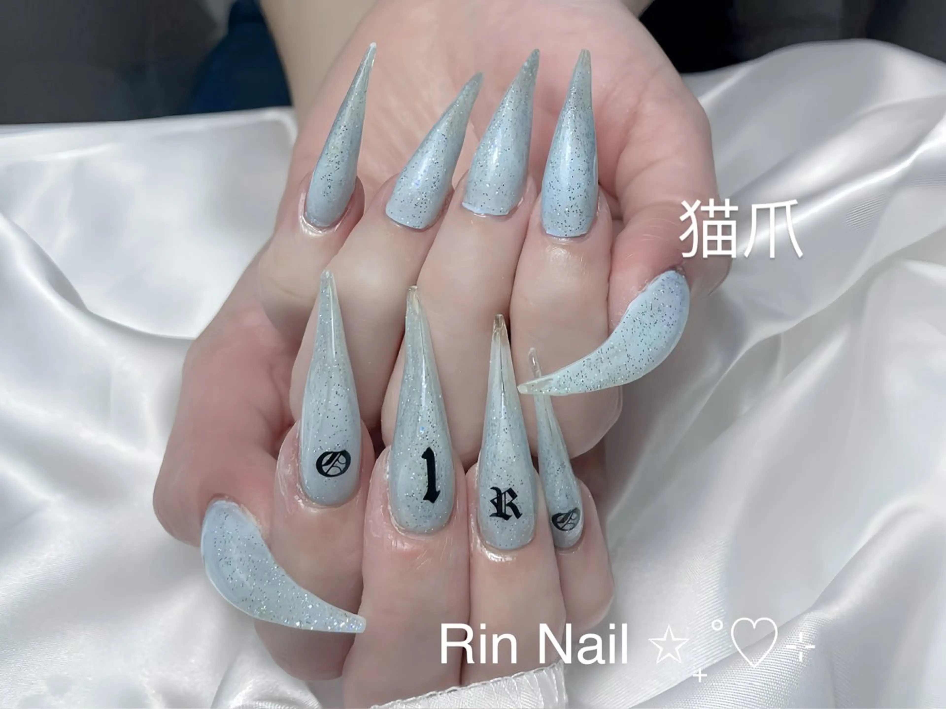 ネイル チークネイル フラッシュネイル フラワーネイル フットネイル ジェルネイル ハンドネイル Rin Nail Shinokuboのネイルデザイン