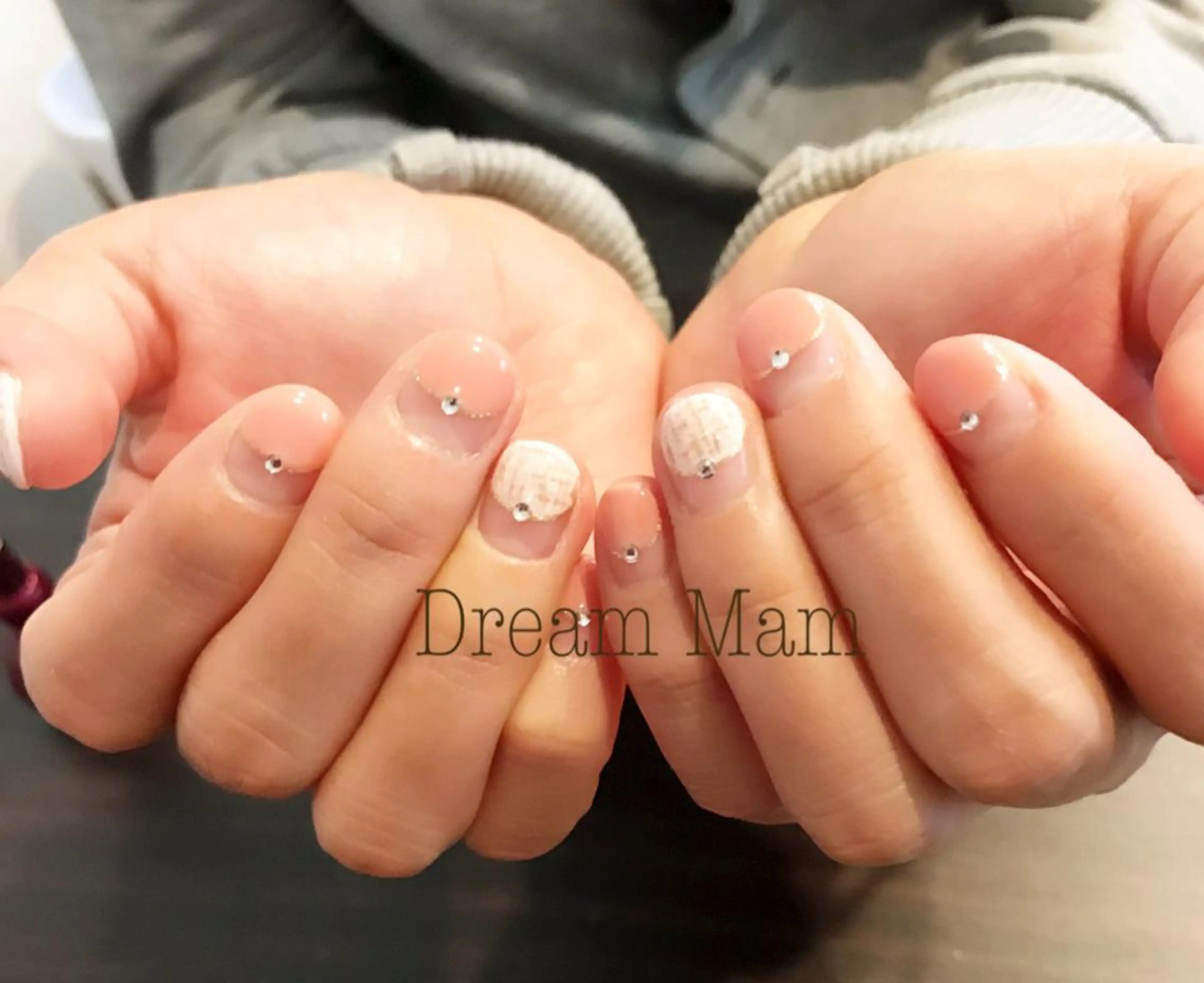ネイル フレンチネイル ツイードネイル ハンドネイル Nail Salon Ｄream Mamのネイルデザイン