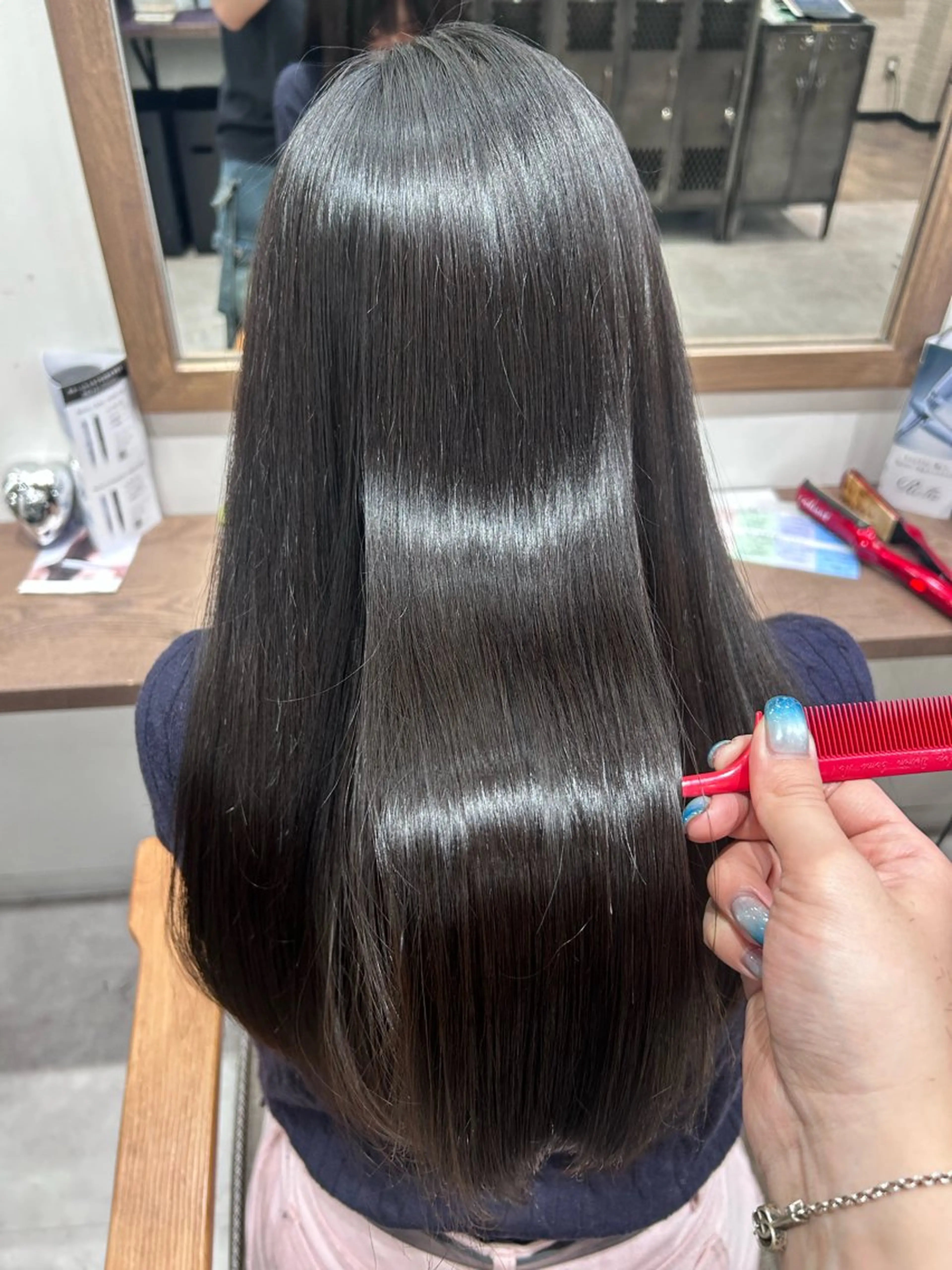 【◎予防美容◎】カット＋カラー＋TOKIO Design★縮毛矯正+頭皮改善バブルスパの写真