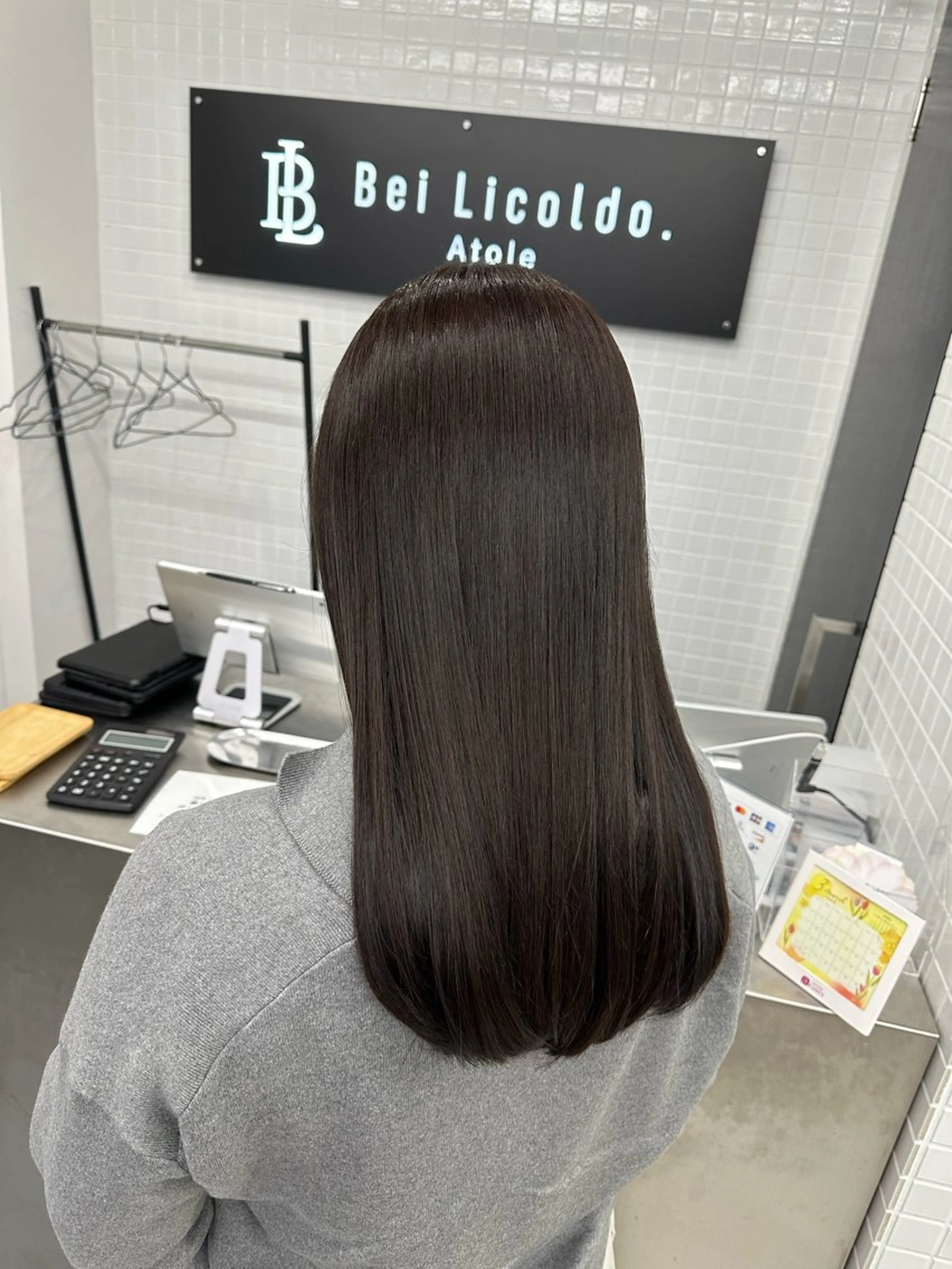 セミロング カラー カット ヘアカラー トリートメント Bei Licoldo.Atole【ベイ リコルド アトリ】所属・古田 昂也のヘアスタイル