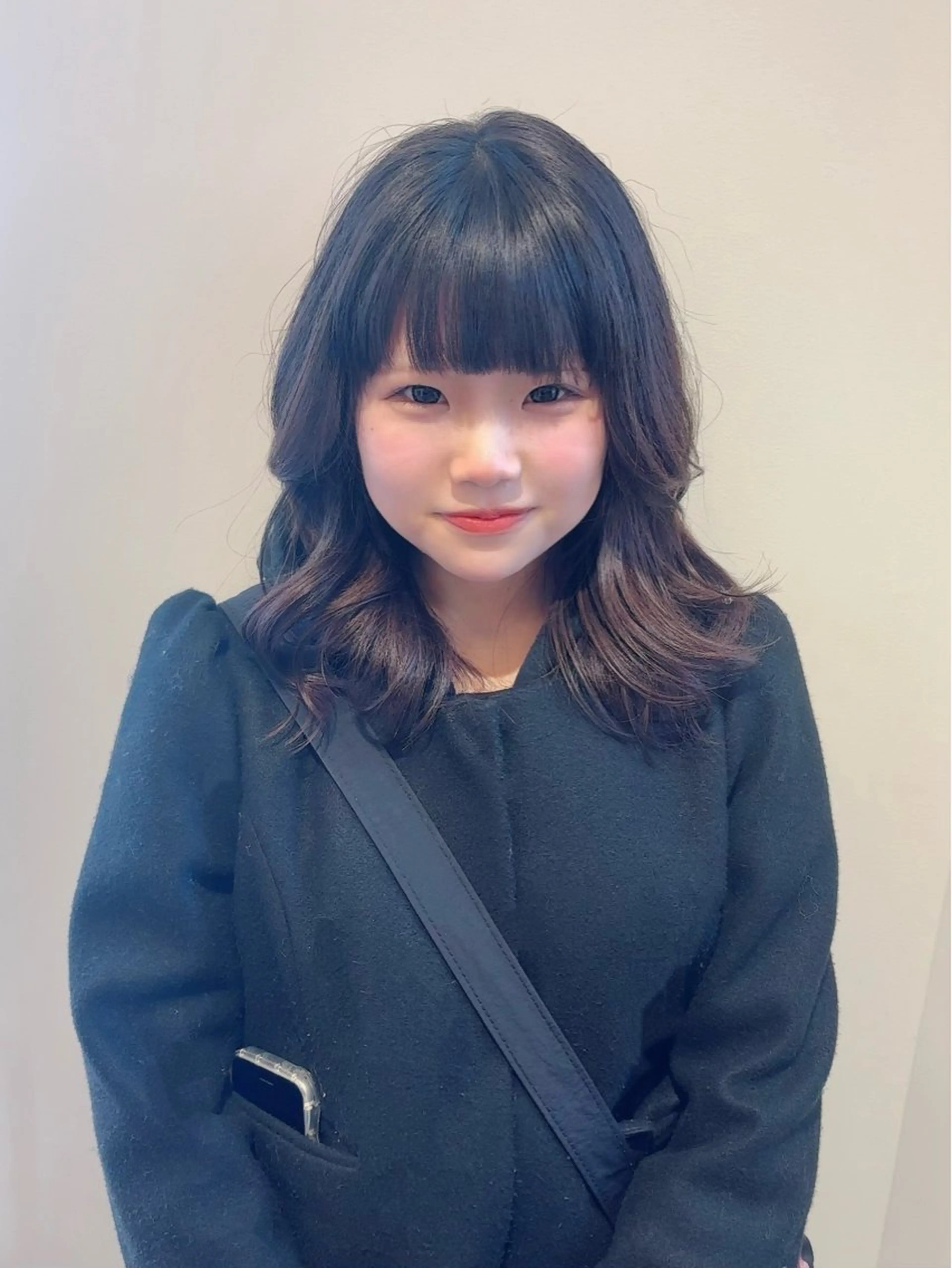 ミディアム noya karinのヘアスタイル