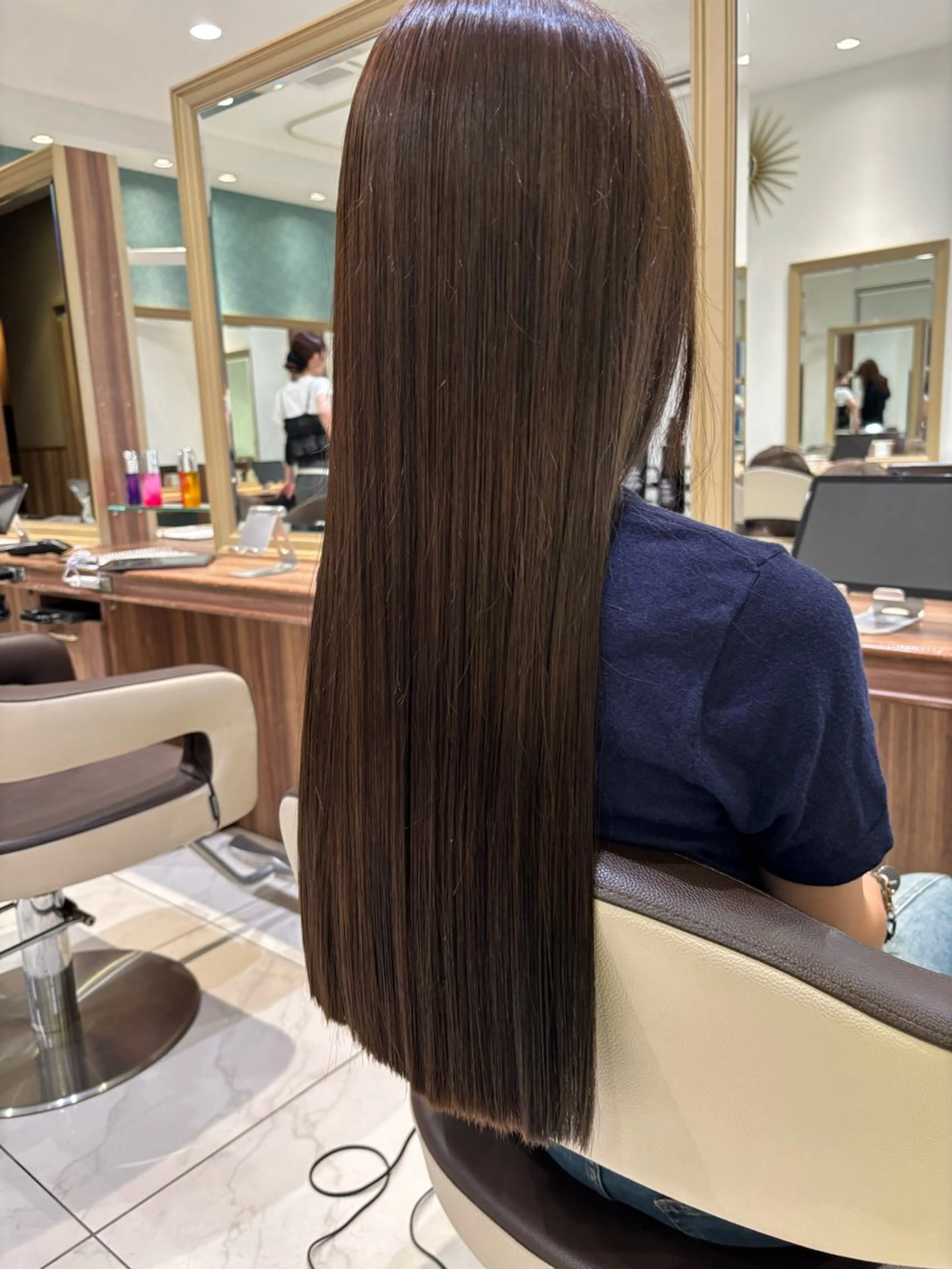 ロング カット ✨韓国風特化/ 永島玲香✨のヘアスタイル