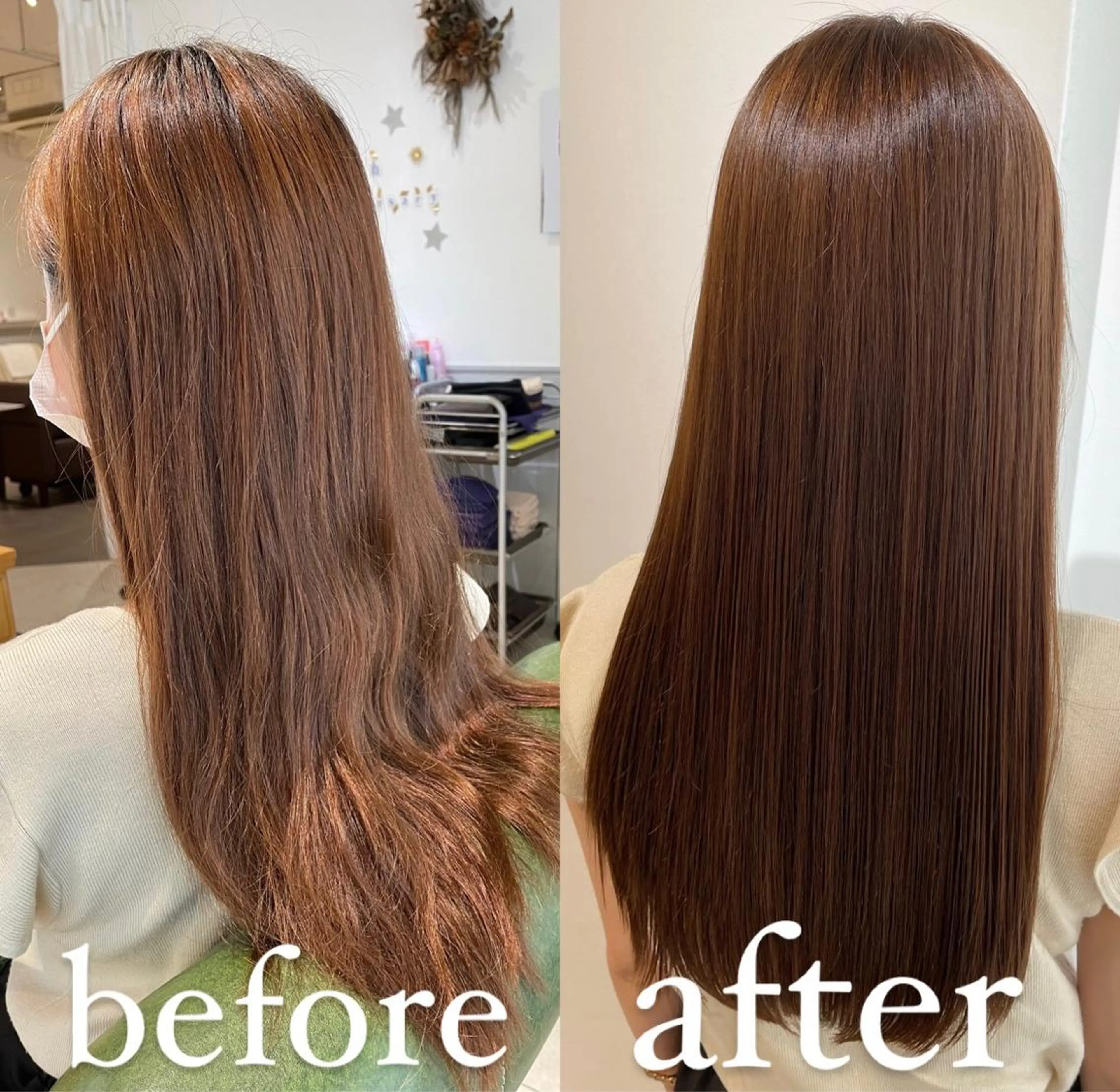 ロング カラー ベージュカラー カット ヘアカラー トリートメント 過去一の柔髪ヘア 🌿IVYjoureのヘアスタイル