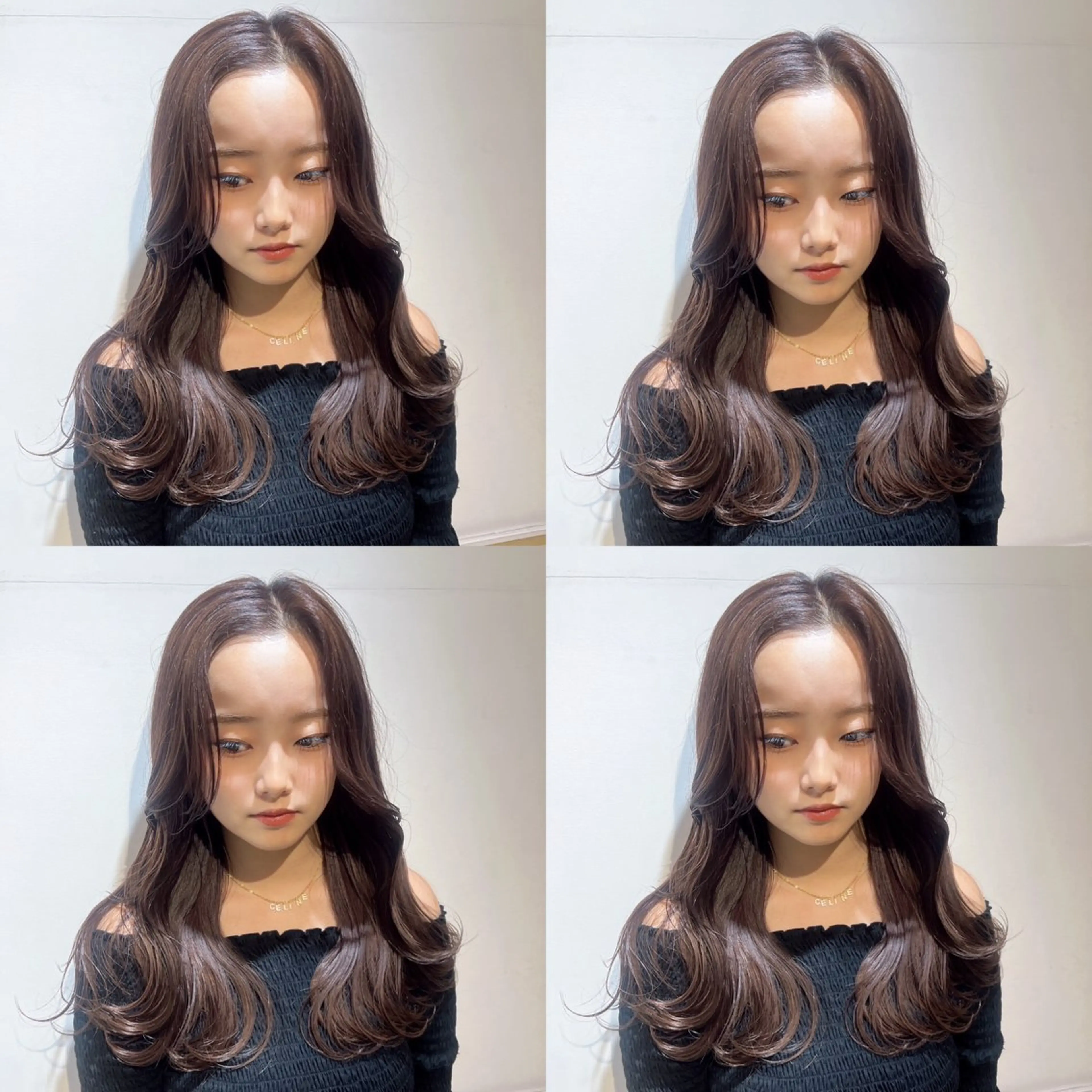 セミロング カット ヘアカラー トリートメント レイヤー×髪質改善 マネージャー安藤光司のヘアスタイル
