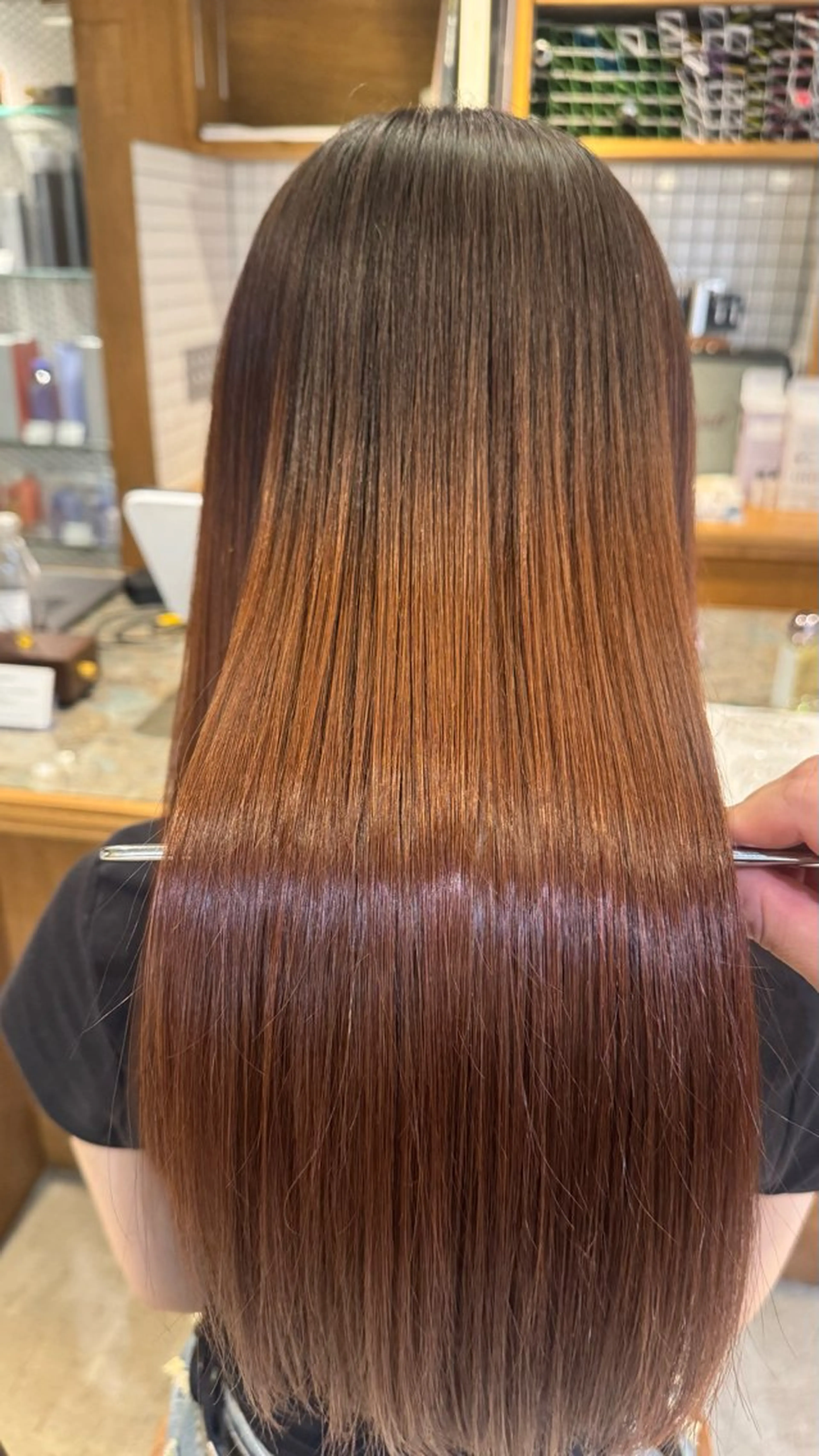 【新規人気No.1】カット+透明感ケアカラー+ダイヤモンドトリートメントの写真