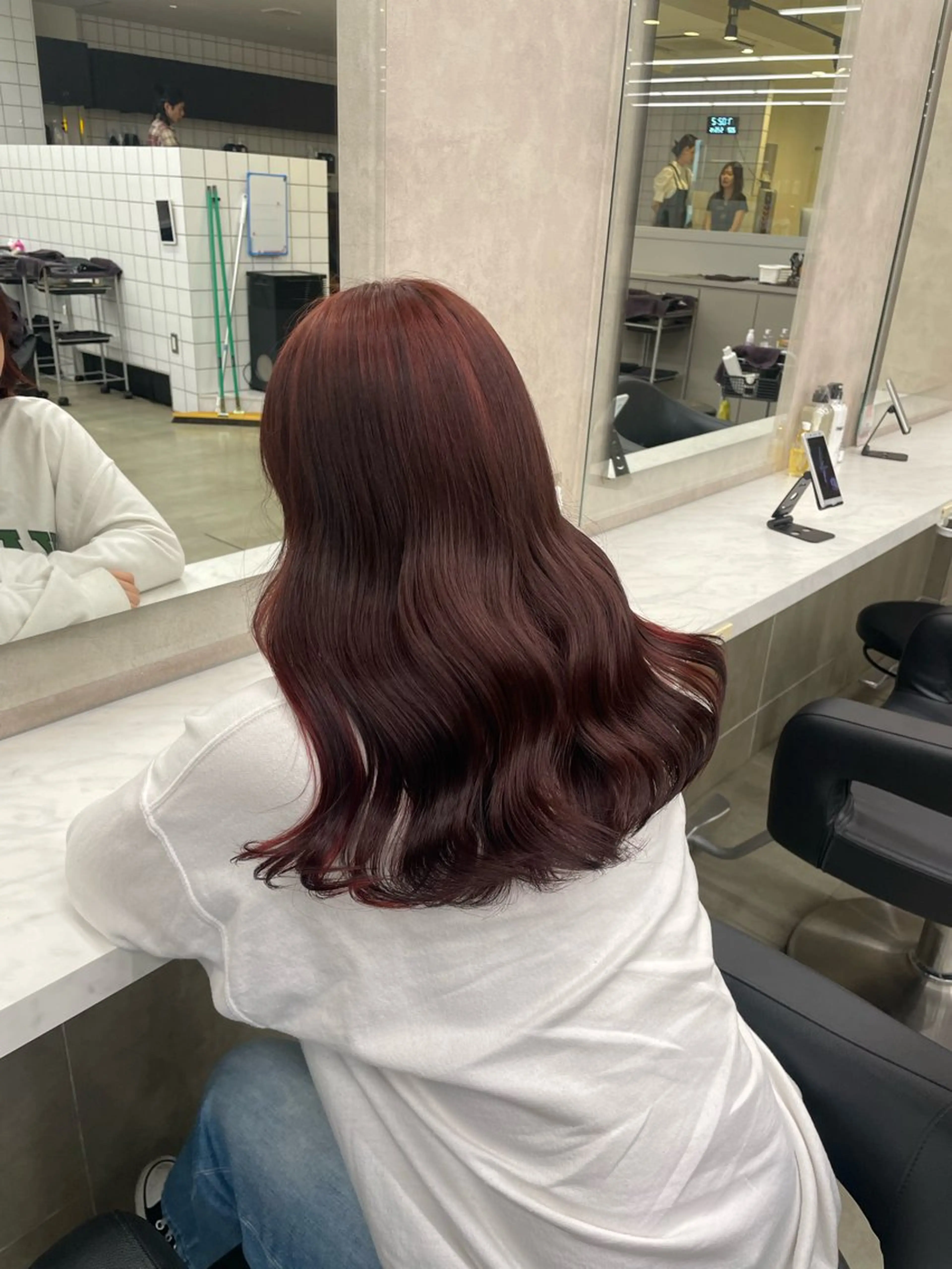 ロング カラー ヘアアレンジ ヘアカラー トリートメント ヘアセット 💗横浜美容室 💗HARUNAのヘアスタイル