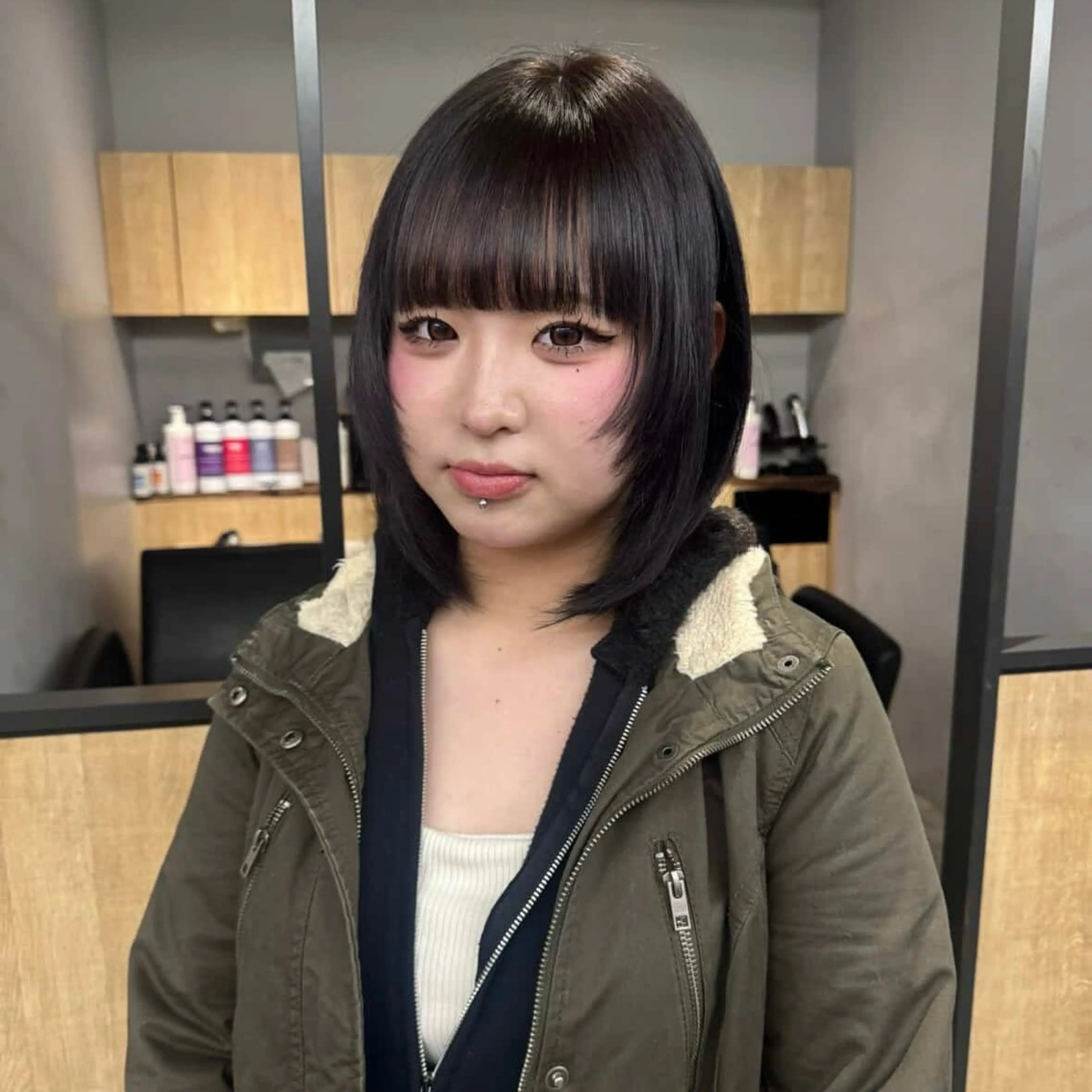 ミディアム カラー ヘアカラー sakura / color ✧のヘアスタイル