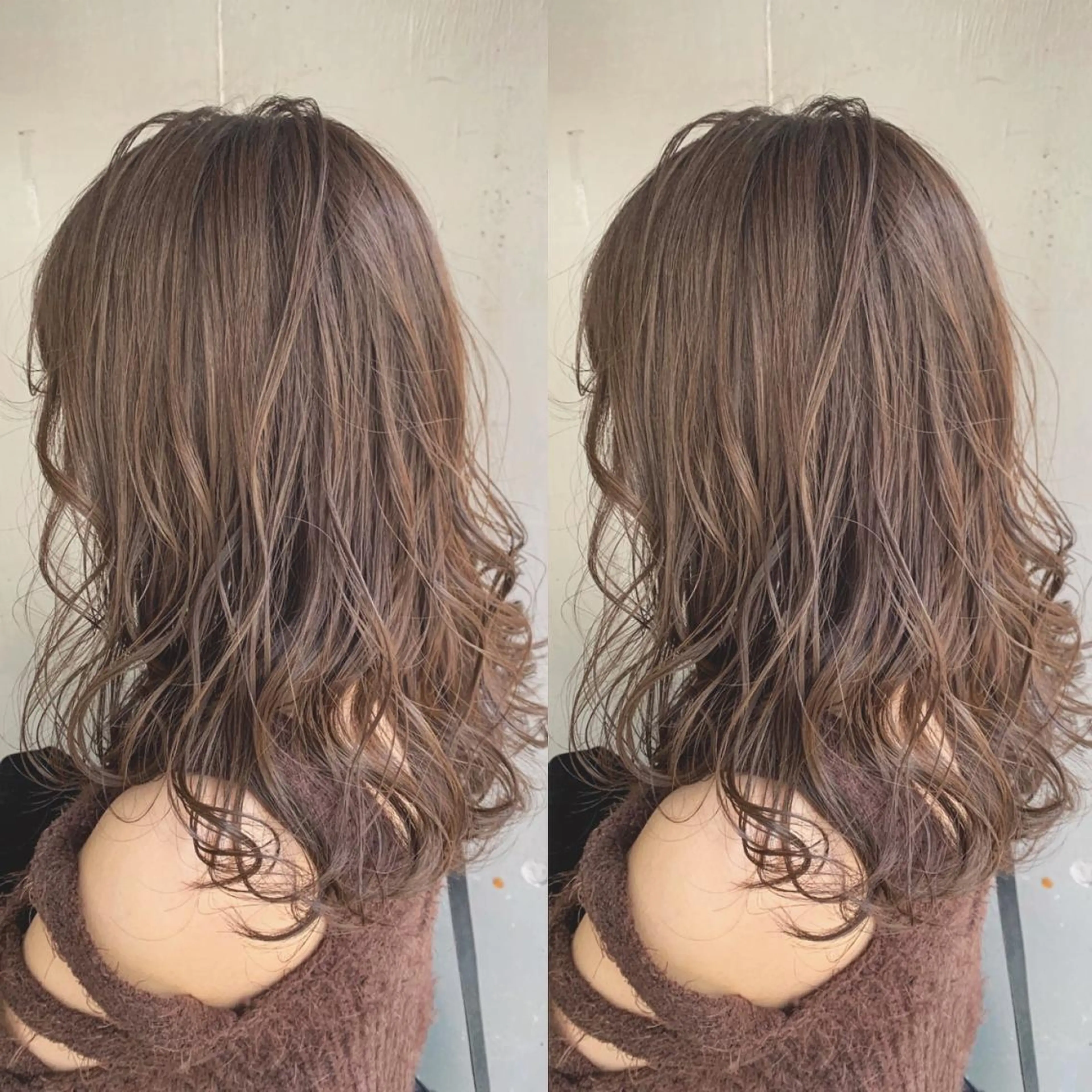 ミディアム カラー カット ヘアカラー トリートメント 🉐レイヤー/塩見 弘樹🉐渋谷のヘアスタイル