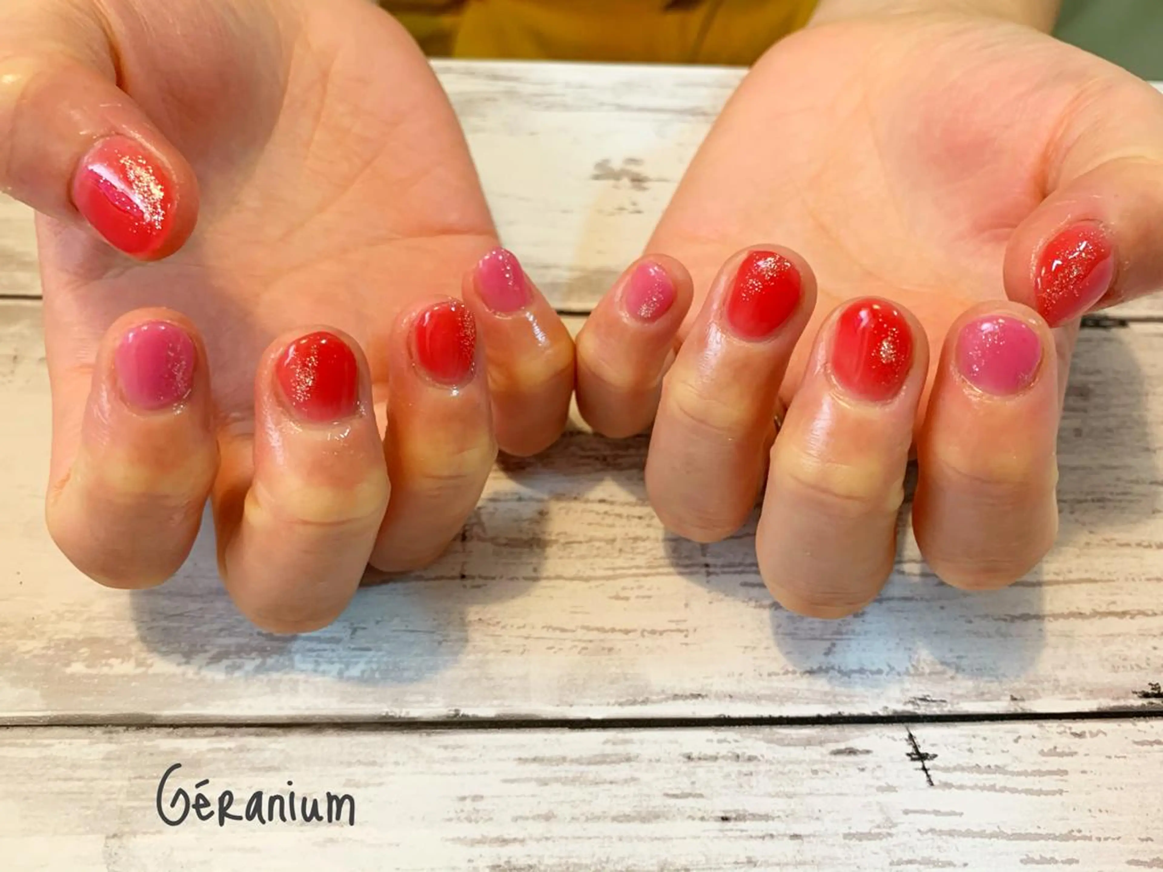 ネイル ハンドネイル フットネイル GéRanium Harukaのネイルデザイン