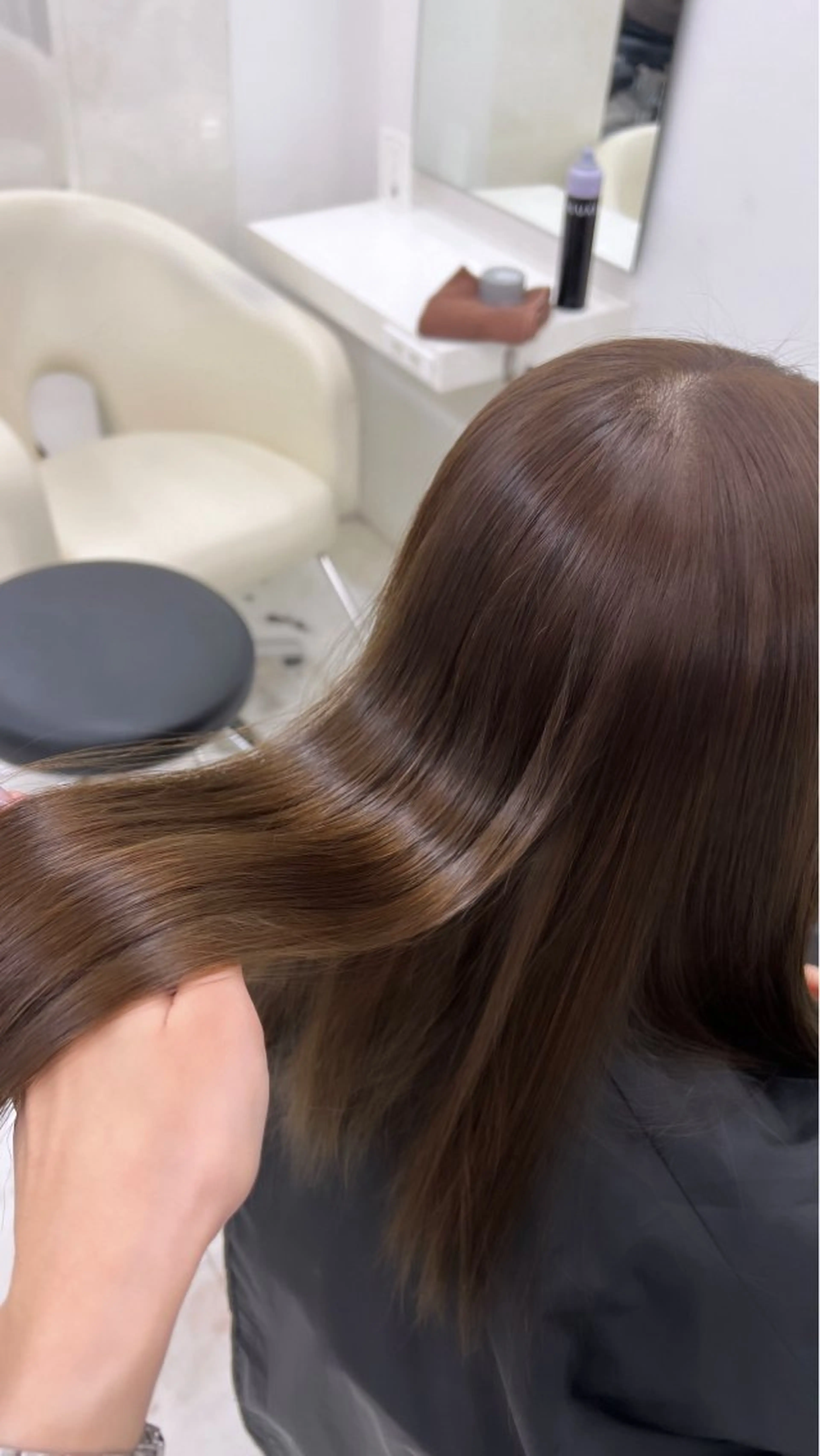 ミディアム カラー 리코/渋谷/レイヤー /韓国風/ブリーチのヘアスタイル