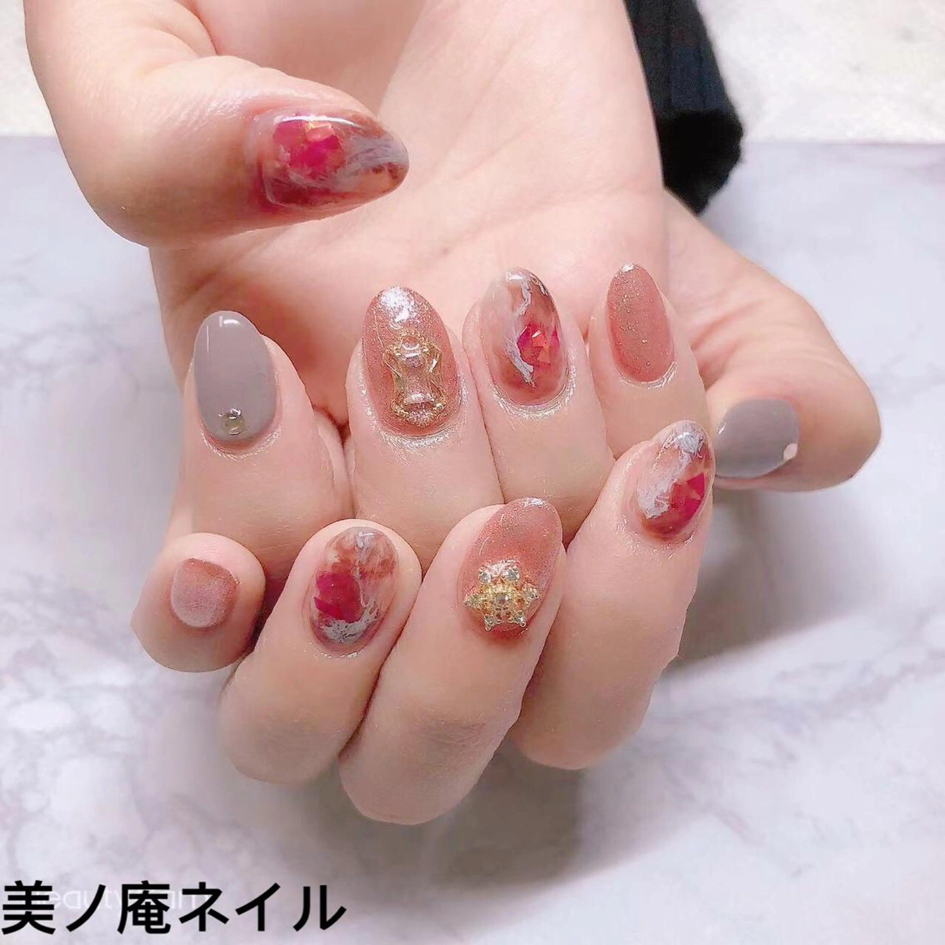 ネイル 美ノ庵ネイルサロン メトロポリタン前店のネイルデザイン