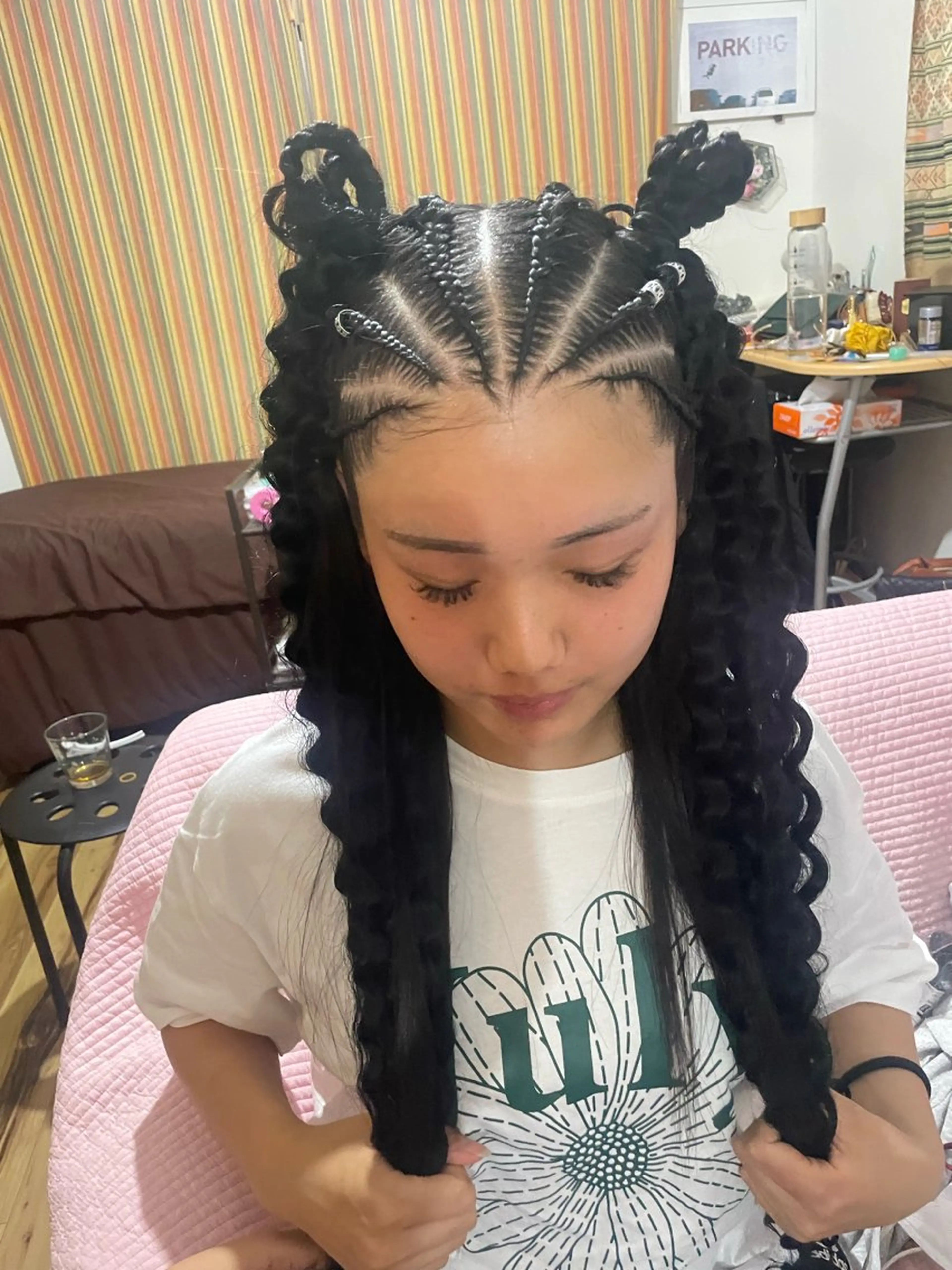 ヘアアレンジ ヘアセット 立川 慶美のマツエク・マツパデザイン