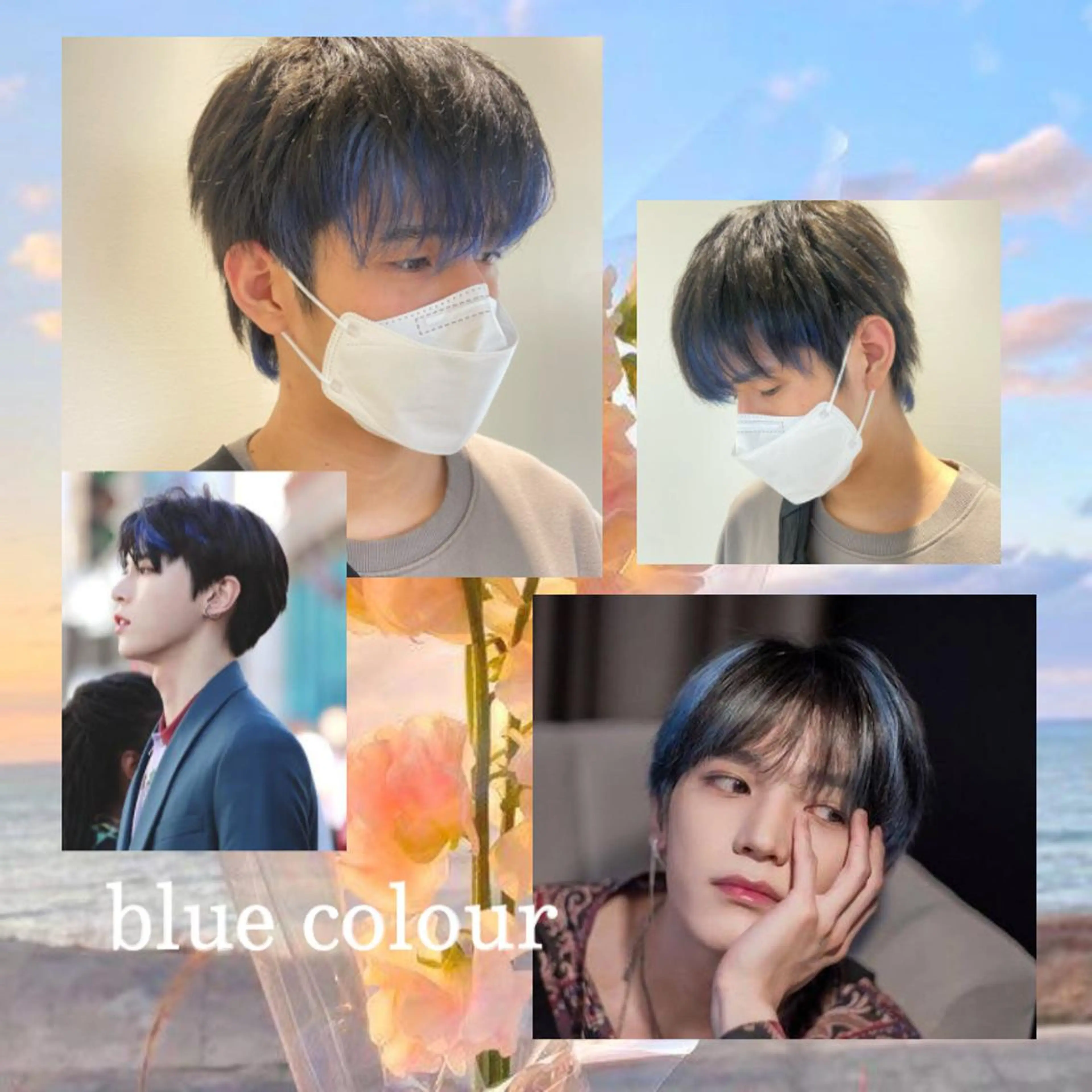 ショート カラー ヘアアレンジ メンズ メンズ韓国風 韓国風ヘア eN°byyoureshair所属・🎀若者人気No.1 湯川響🎀のヘアスタイル