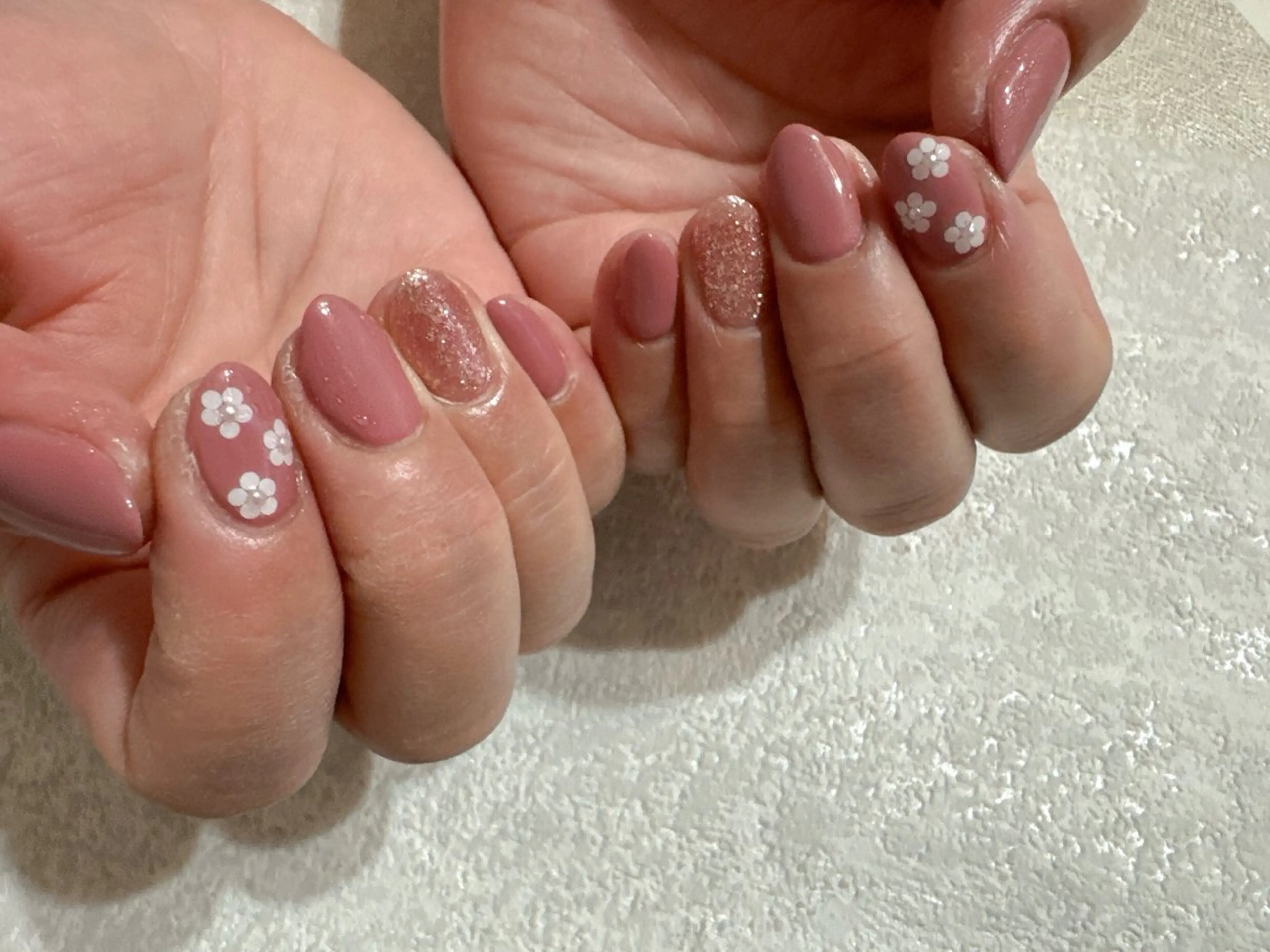 ネイル オーロラネイル フットネイル フレンチネイル ジェルネイル 韓国ネイル kikinail 溝の口のネイルデザイン