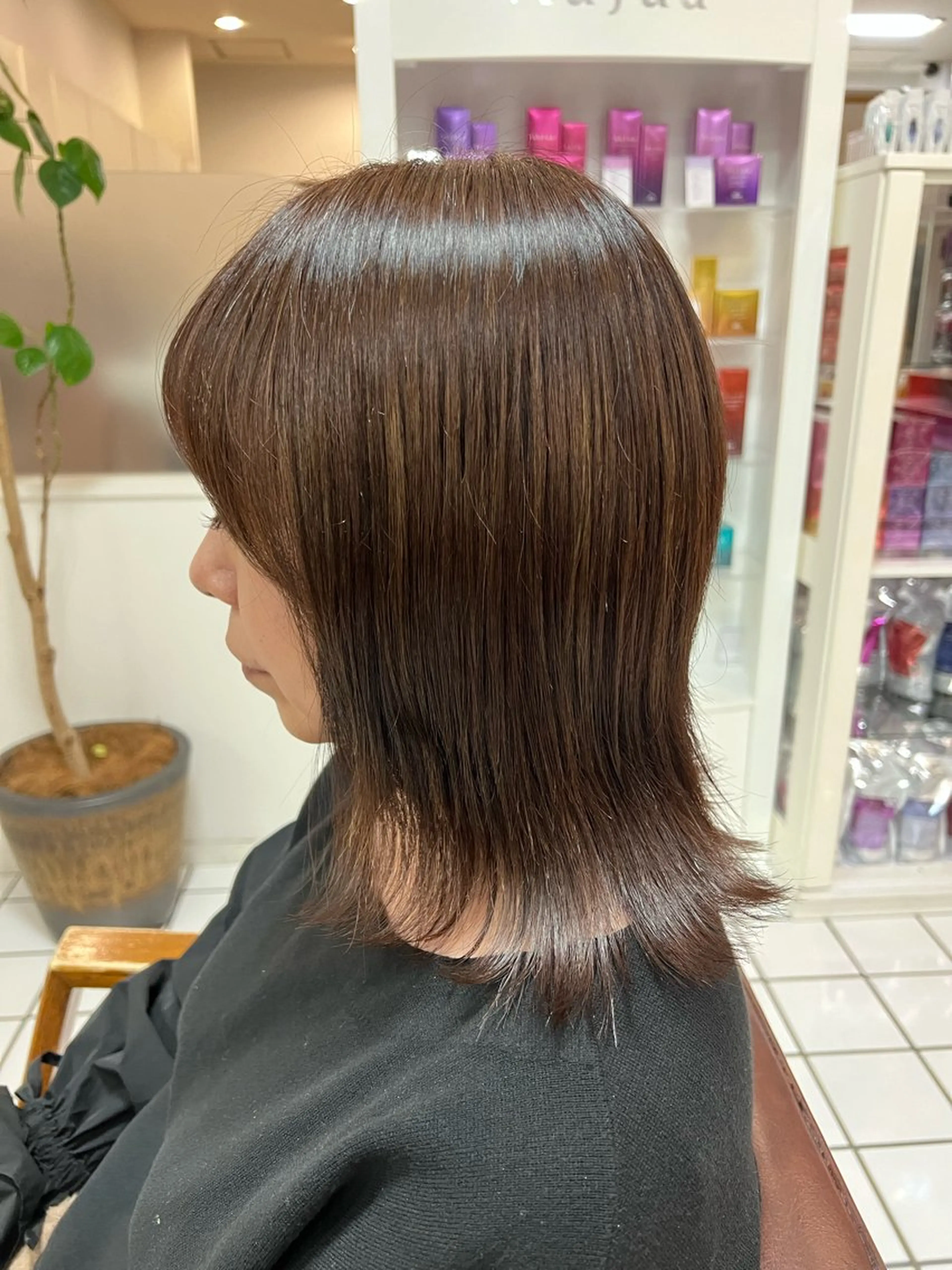 ミディアム ヘア＆メイクSAWA上田本店所属・園田 奈津のヘアスタイル