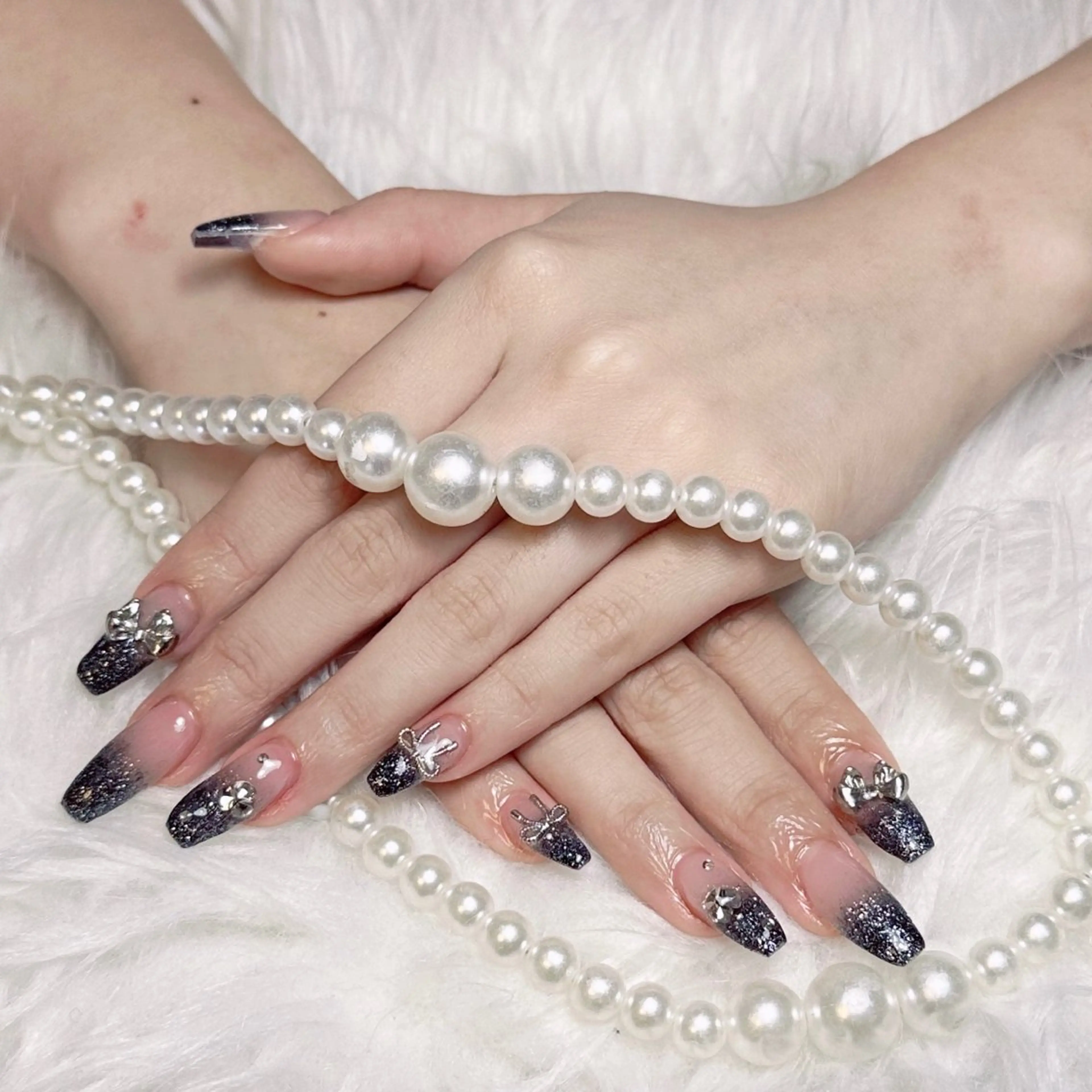 ネイル ☁️Minmin Tsuki💙🩵のネイルデザイン