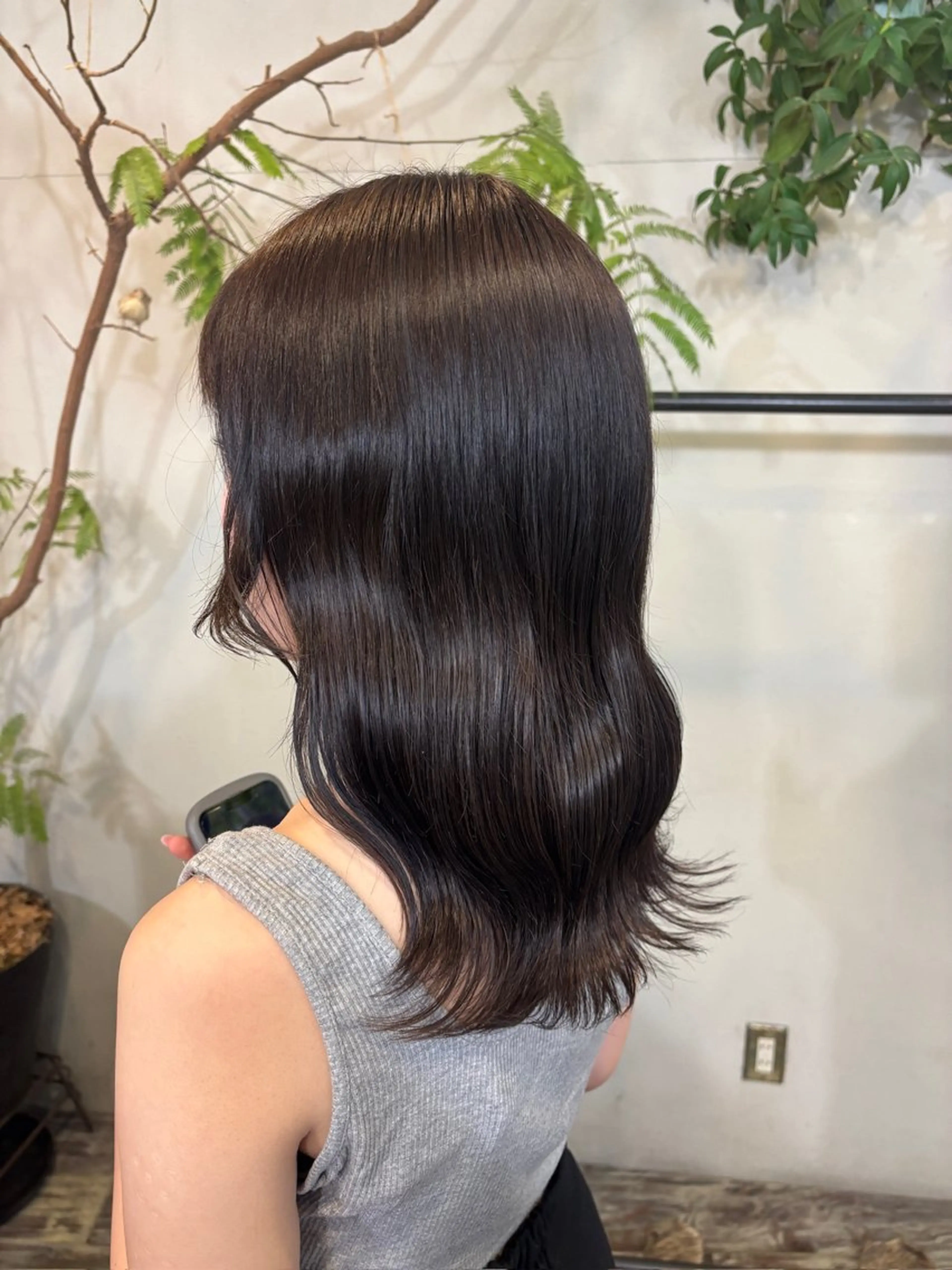 セミロング カラー log所属・ミサキ /モデル募集中🫧のヘアスタイル