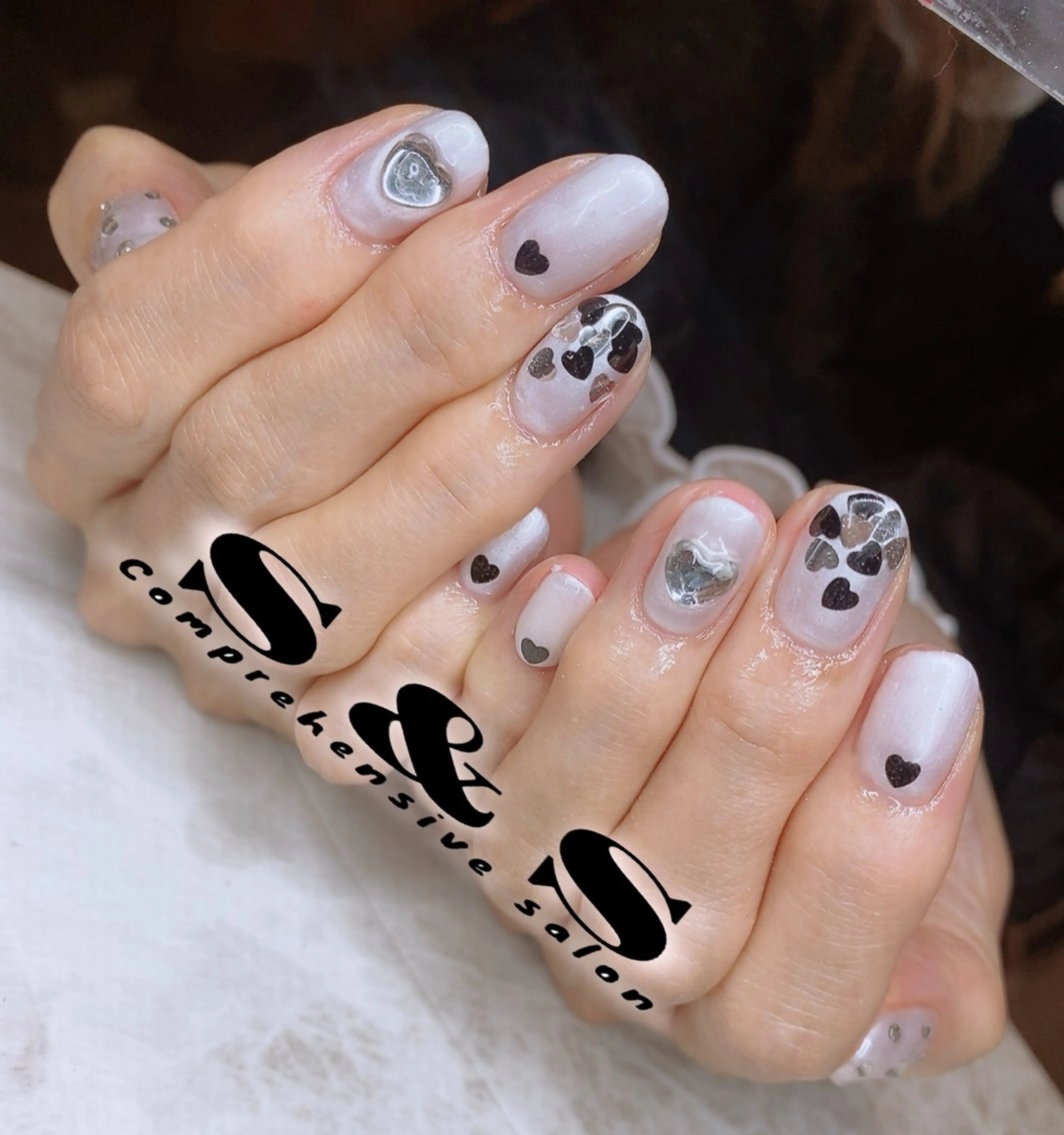 ネイル 長さ出し メンズネイル 持ち込み スカルプネイル S&S 村田小百合のネイルデザイン