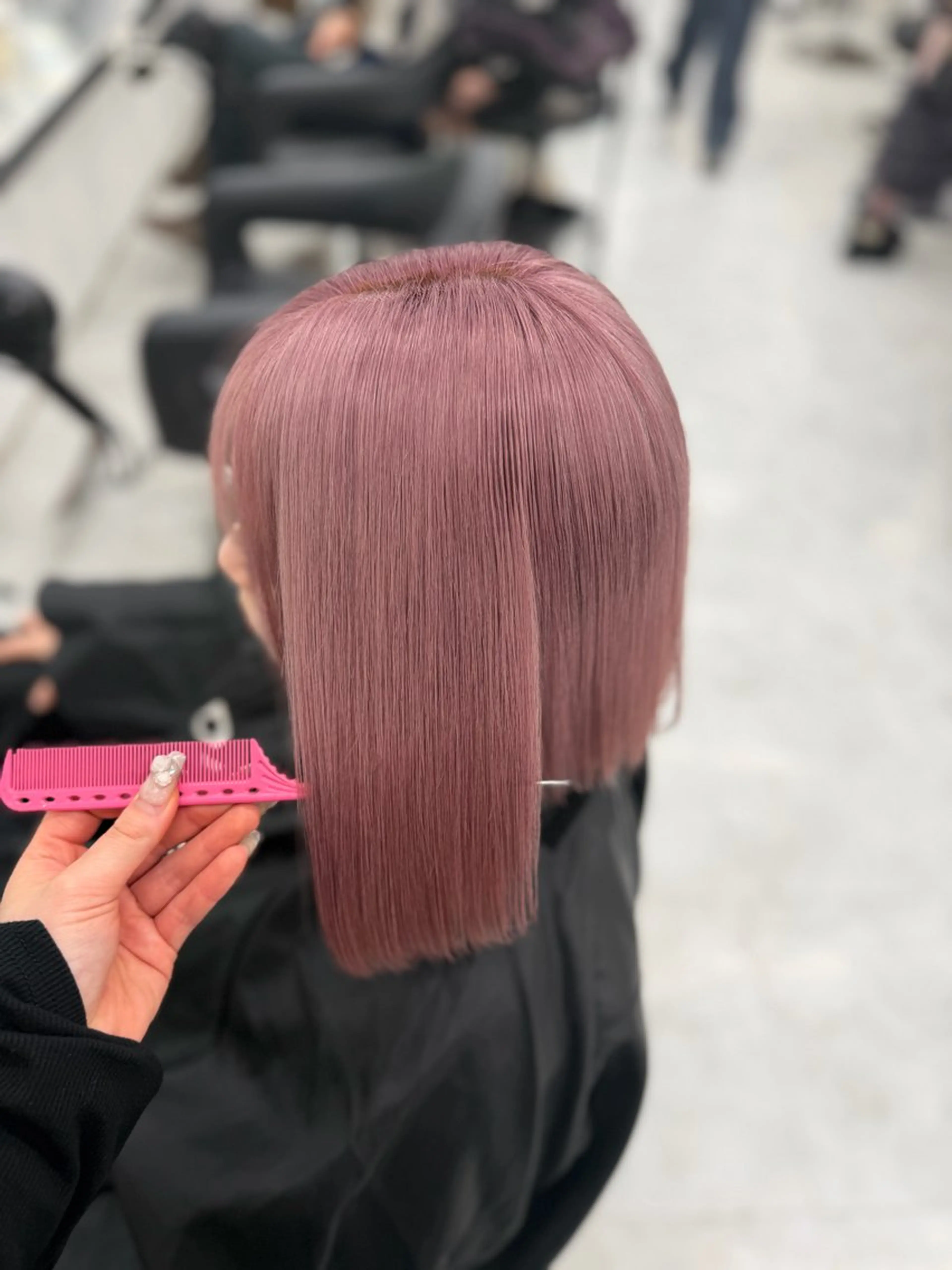 カラー ヘアカラー 透ける透明感カラー 🤍anju🎀のヘアスタイル