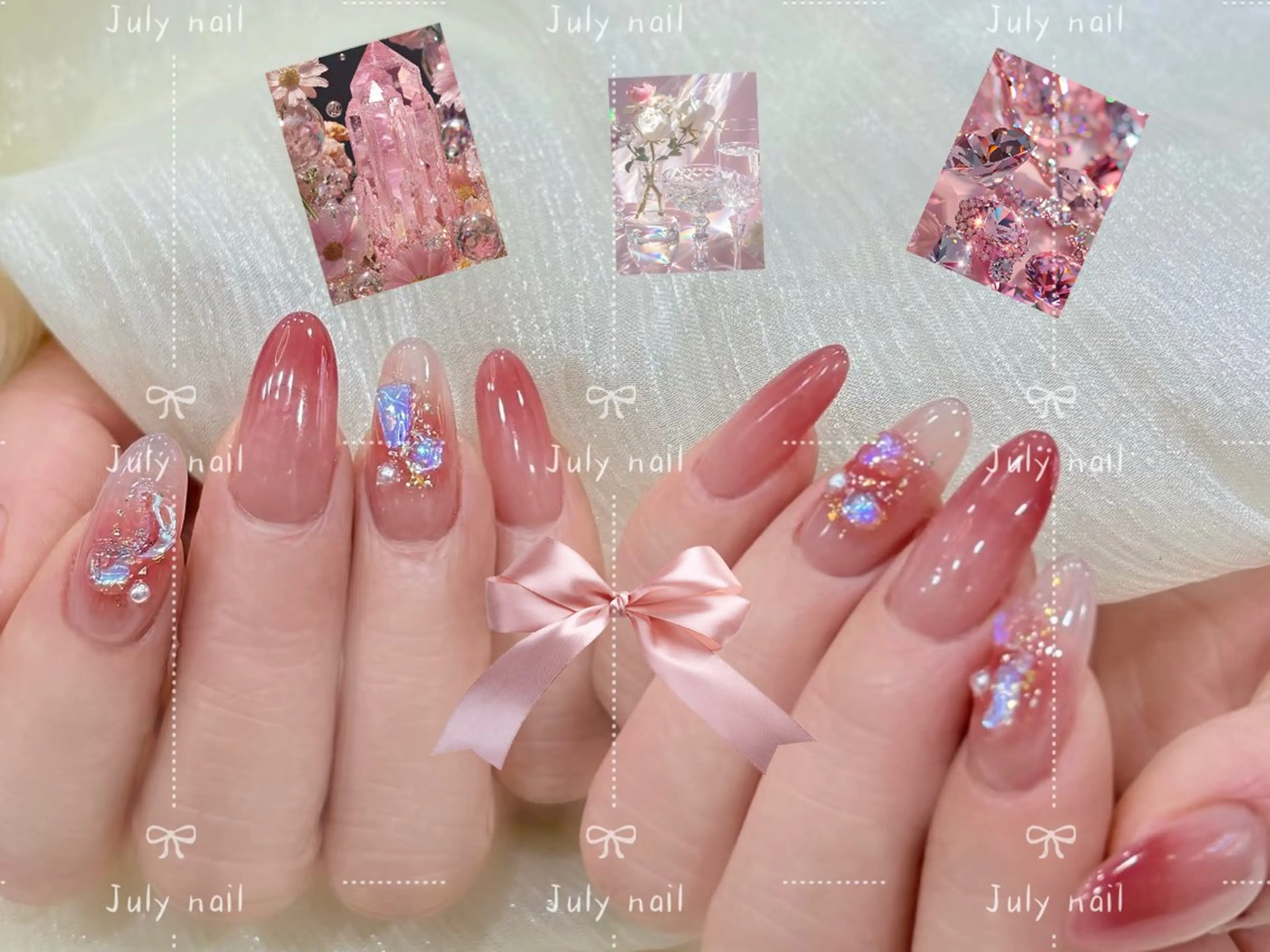 セミロング ハンドネイル July.nail ジュライ　ネイルのネイルデザイン