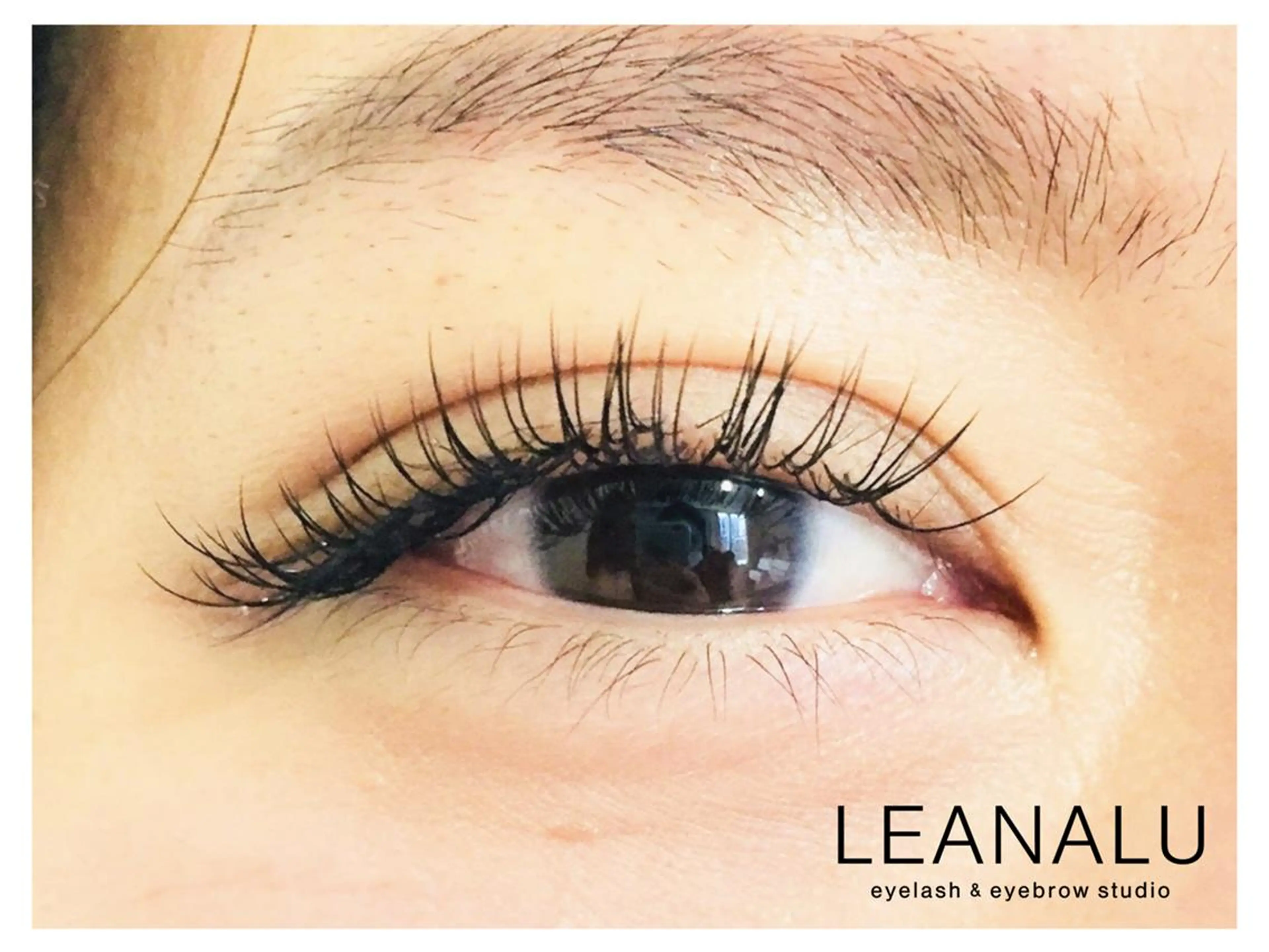 マツエク・マツパ Cカール セーブル Leanalu yokohamaのマツエク・マツパデザイン