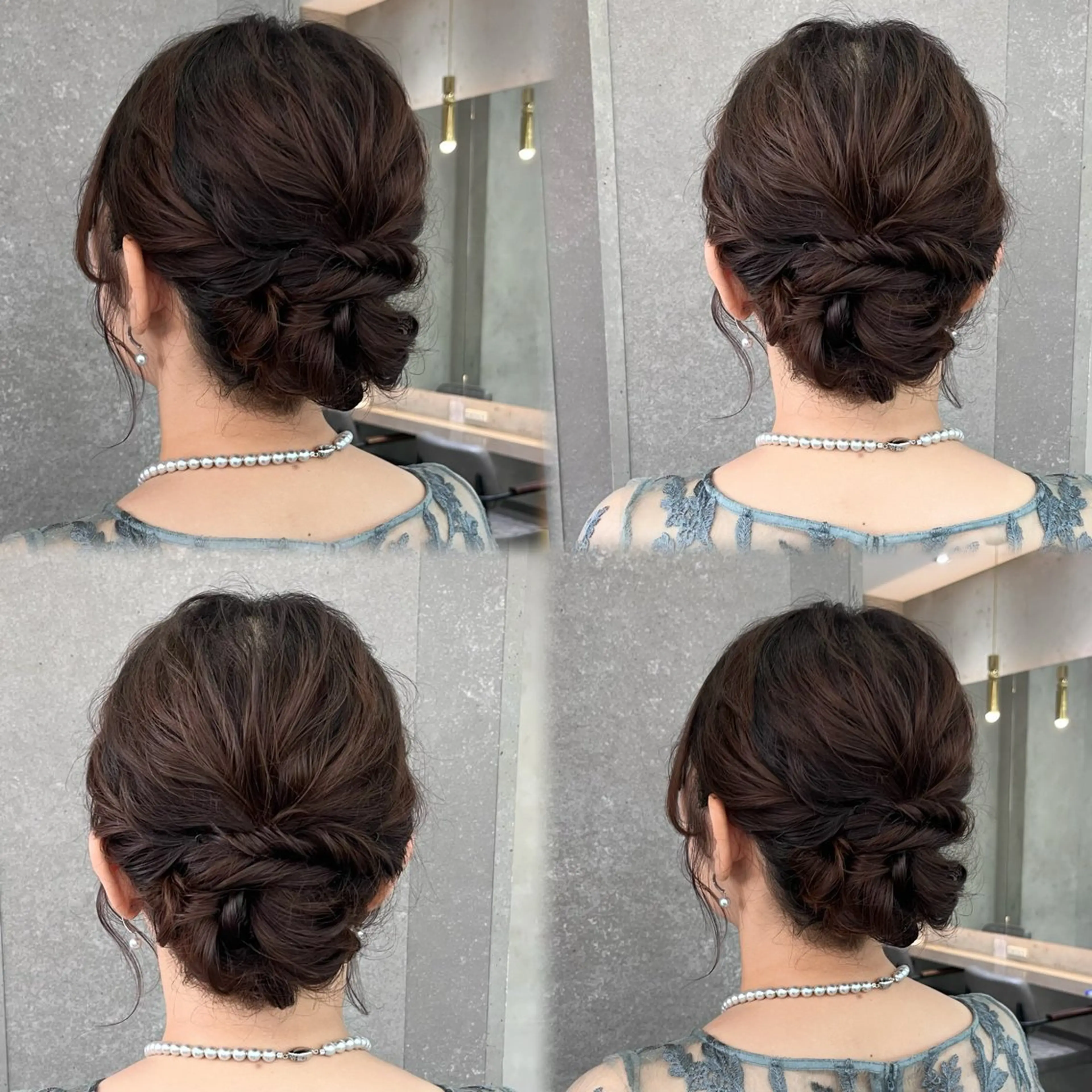 セミロング レイヤーくびれヘア アレンジmanakaのヘアスタイル