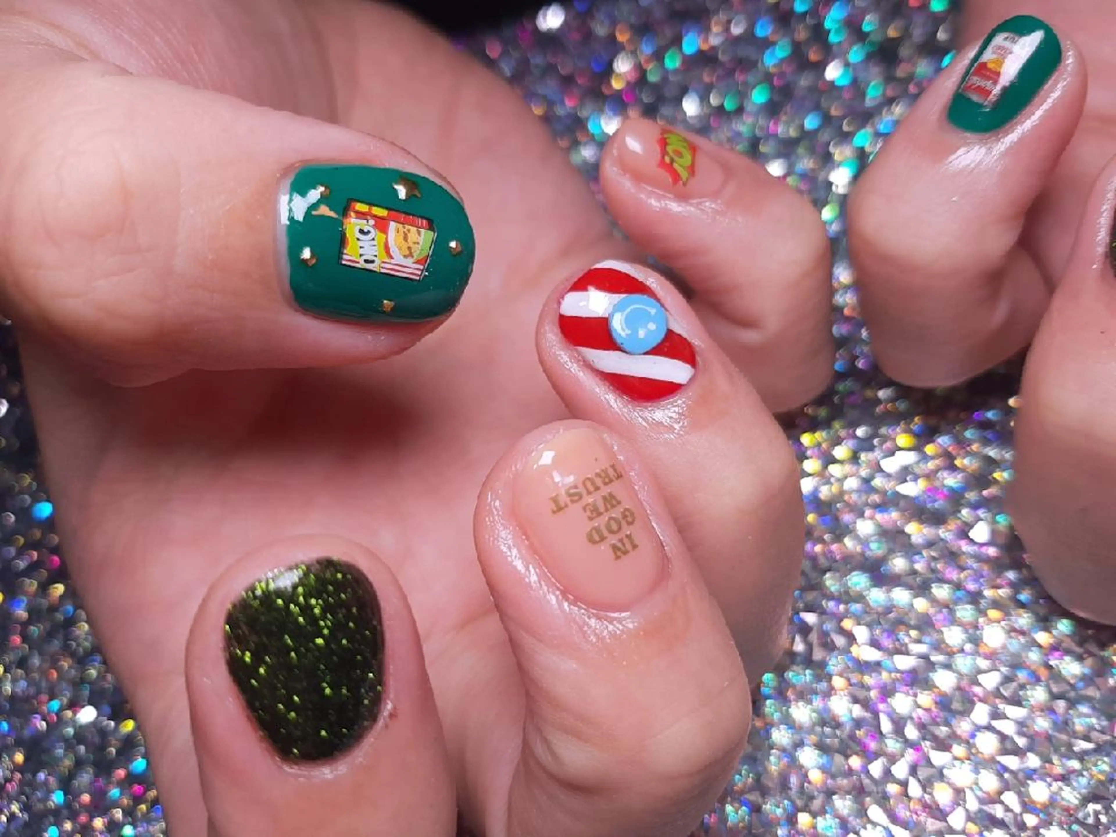 ネイル メンズネイル 冬ネイル クリスマス Nail Salon L'arc所属・💊大阪/心斎橋 moni🧠のネイルデザイン