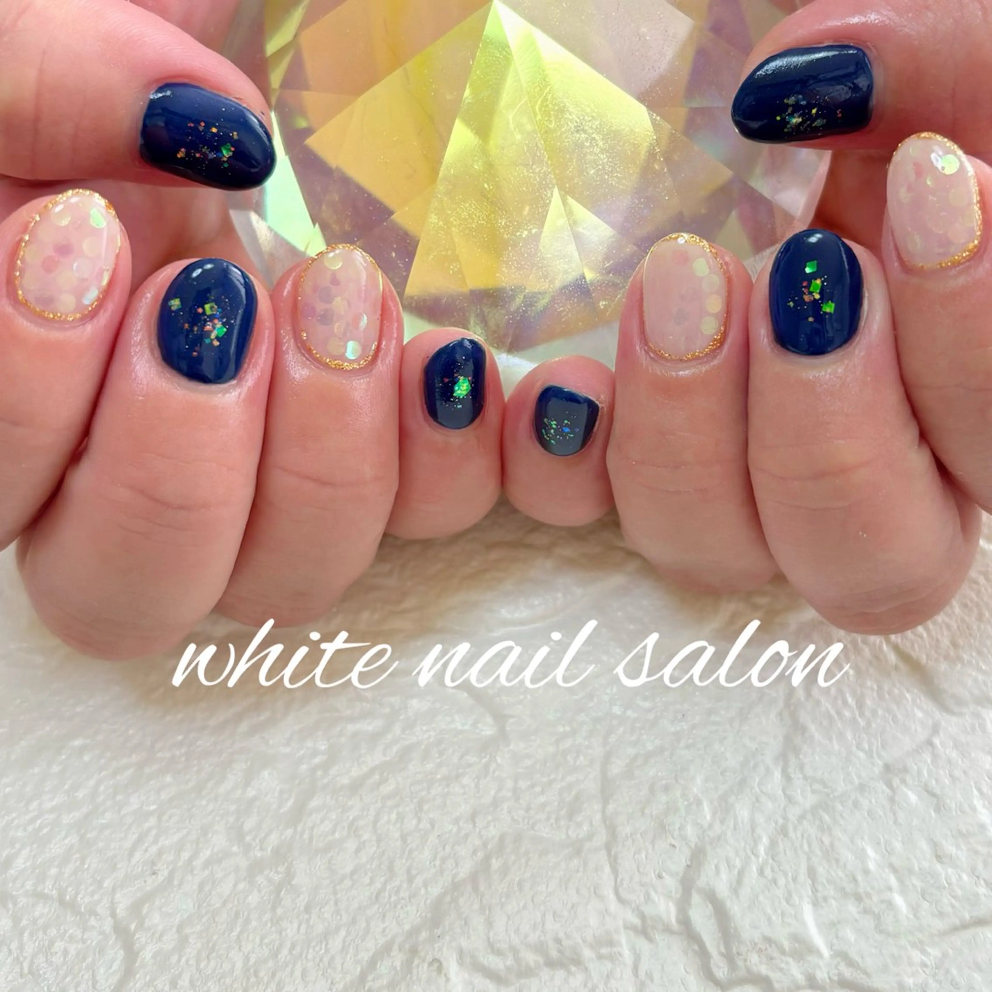 ネイル フットネイル ハンドネイル white nail salonのネイルデザイン