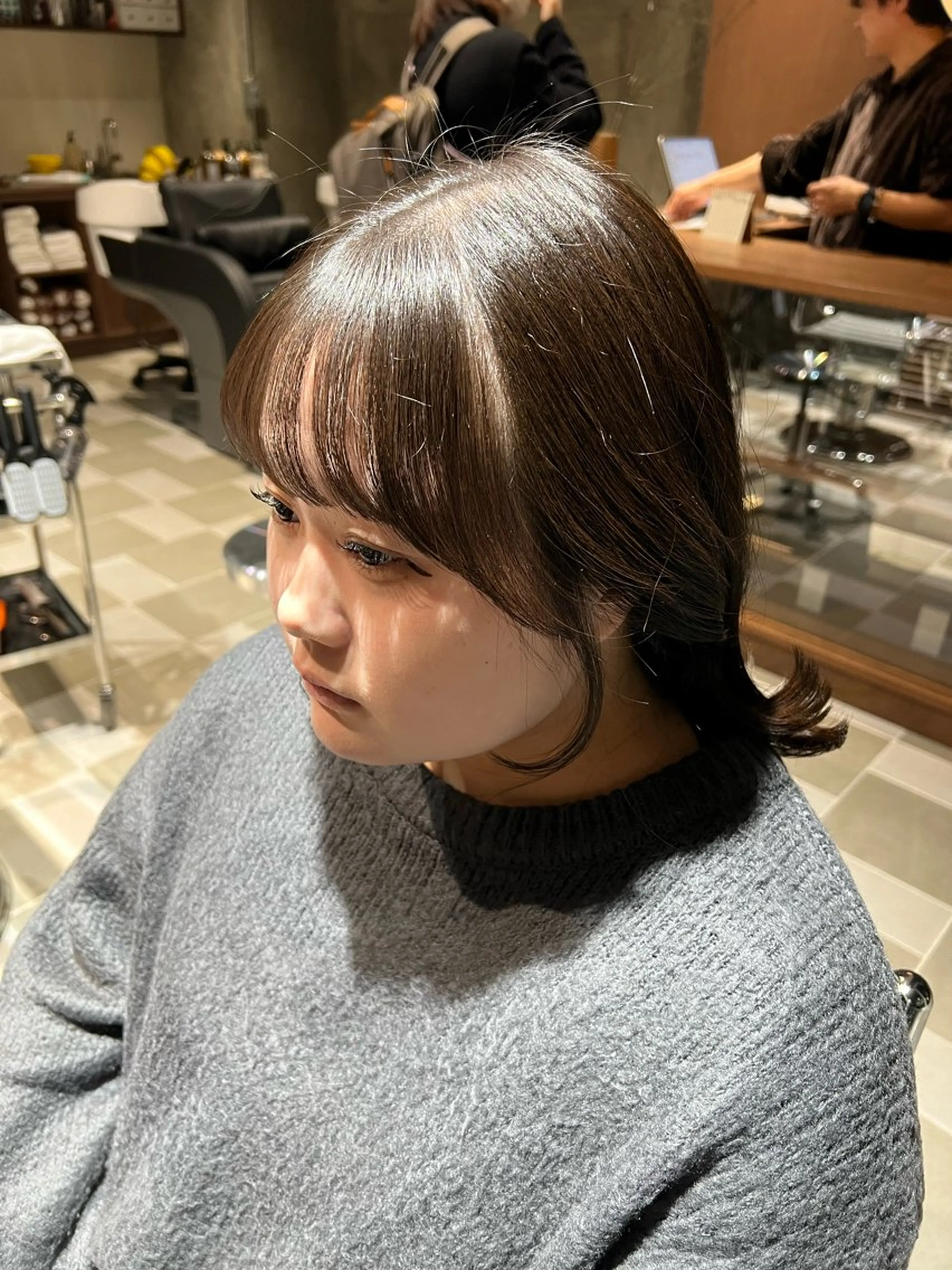 ミディアム カット nok所属・nok kaoriのヘアスタイル