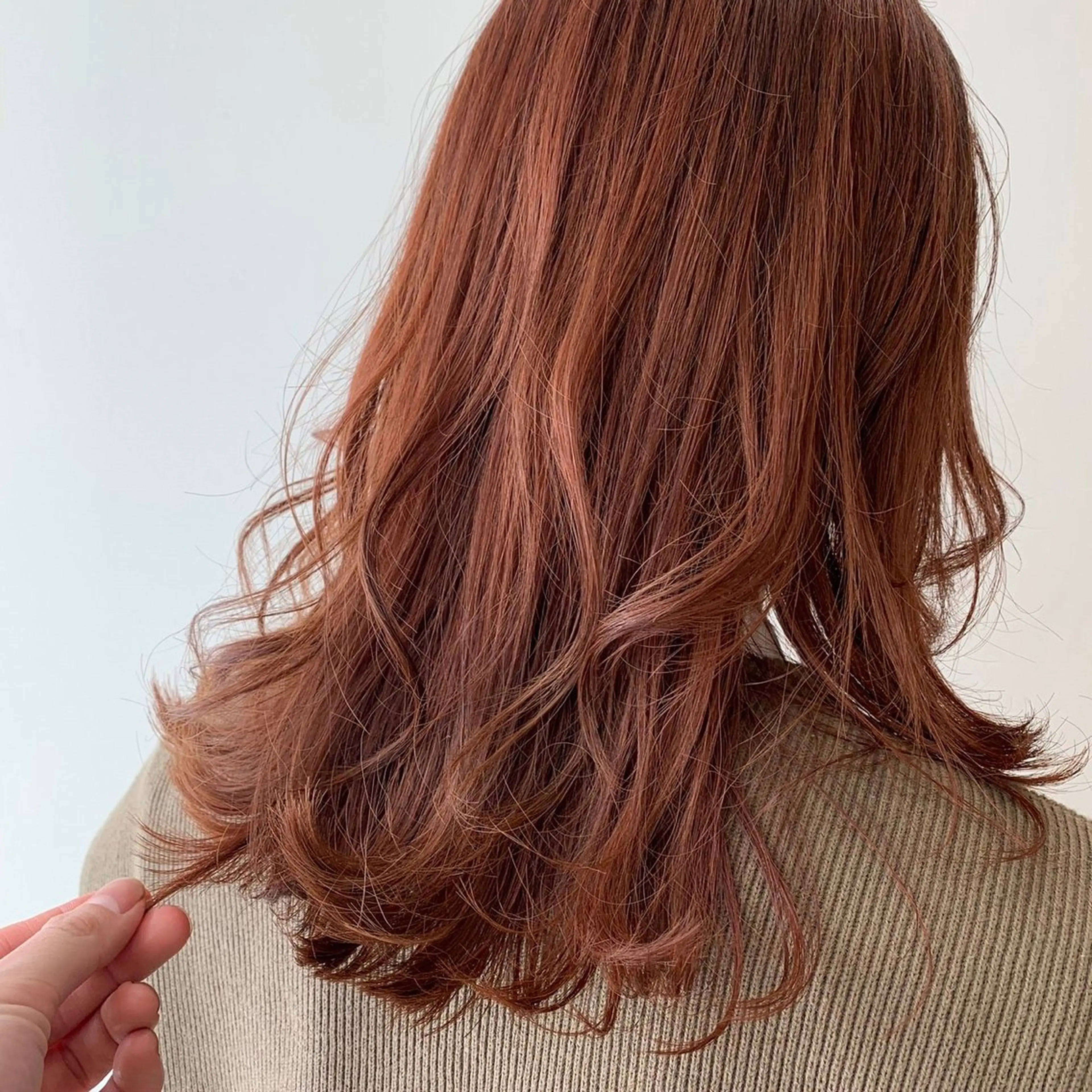 カラー ヘアカラー ボブ🍊暖色カラー 浅草【Bob美容師】のヘアスタイル