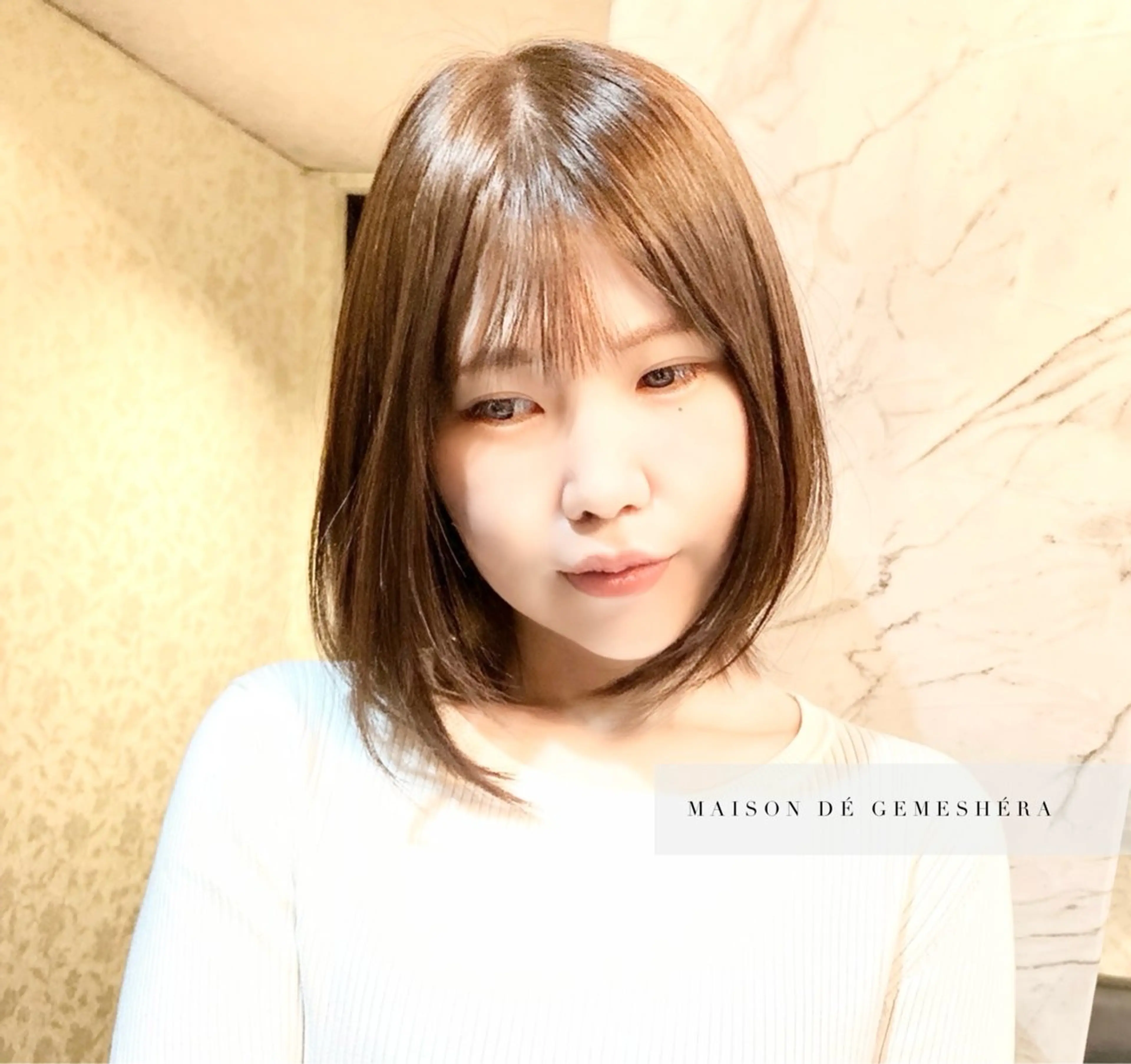 ミディアム Maison de  Gemeshe'ra所属・🗝髪質改善×カット 🪄Ji_yeongのヘアスタイル
