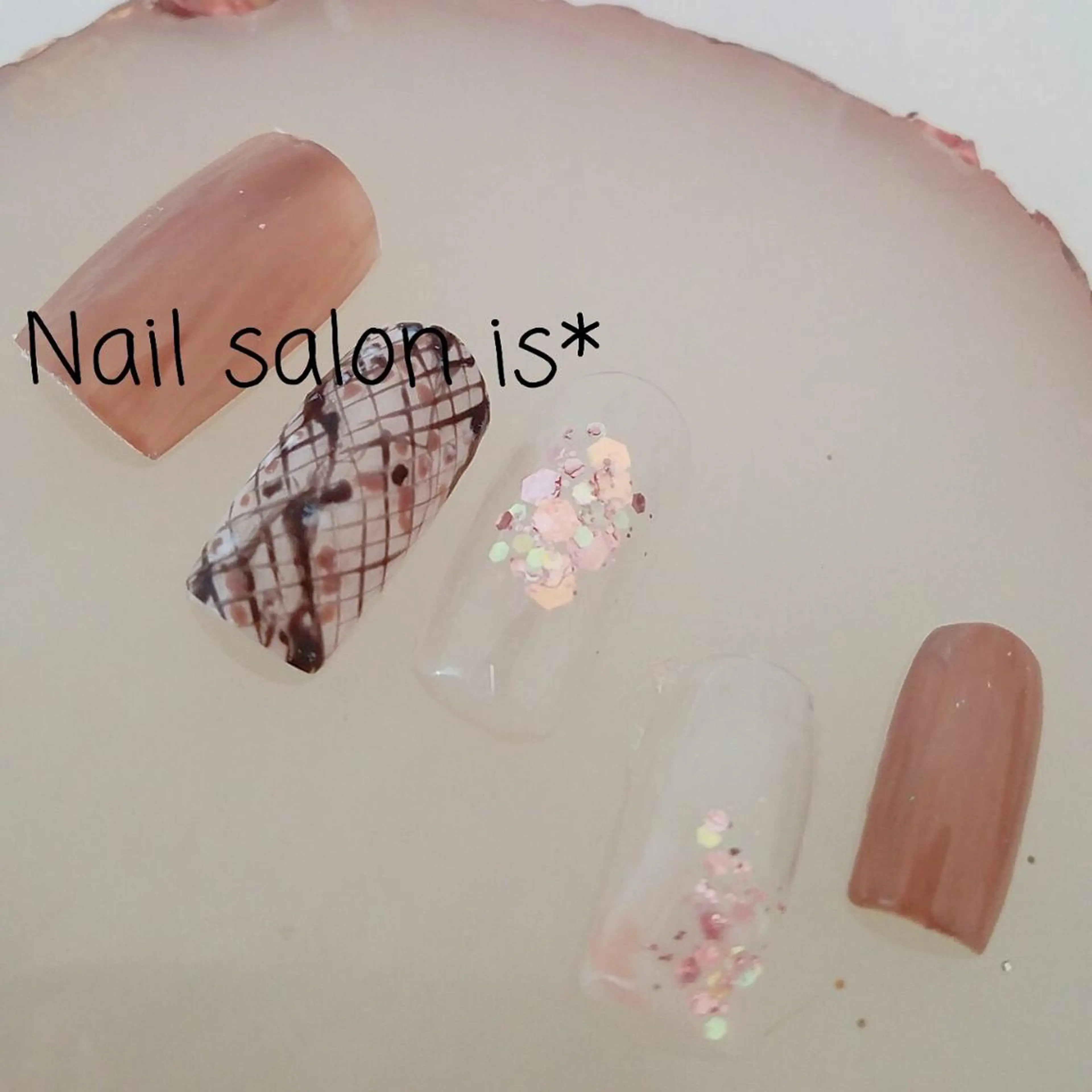 ネイル マットネイル ニュアンスネイル 店長 佐藤のネイルデザイン