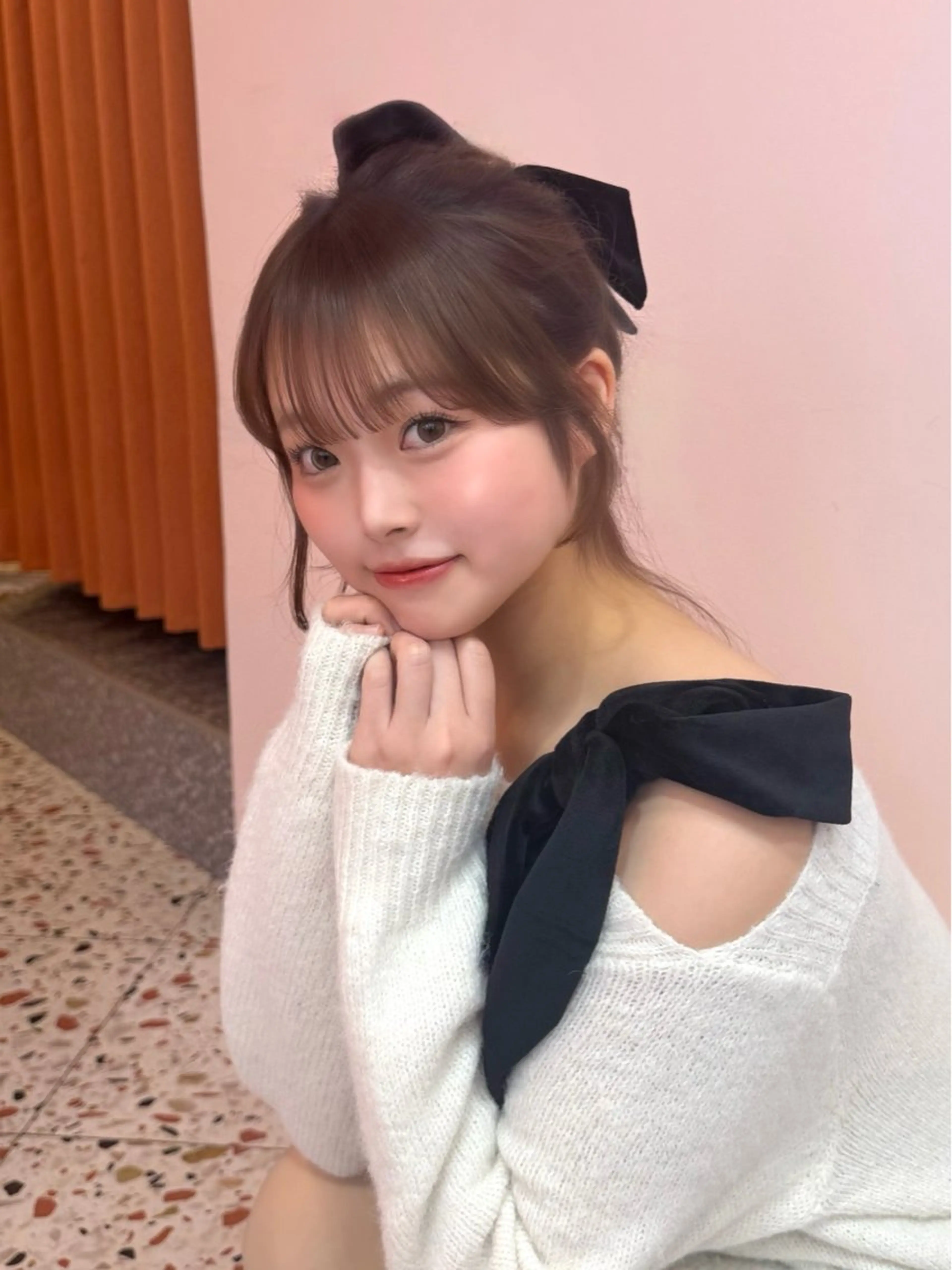 セミロング カラー ベージュカラー ブラウンカラー チョコレートブラウン 透明感カラー グレージュ カット ヘアカラー トリートメント 渋谷/韓国ヘア/ 顔まわり♡Ayakaのヘアスタイル