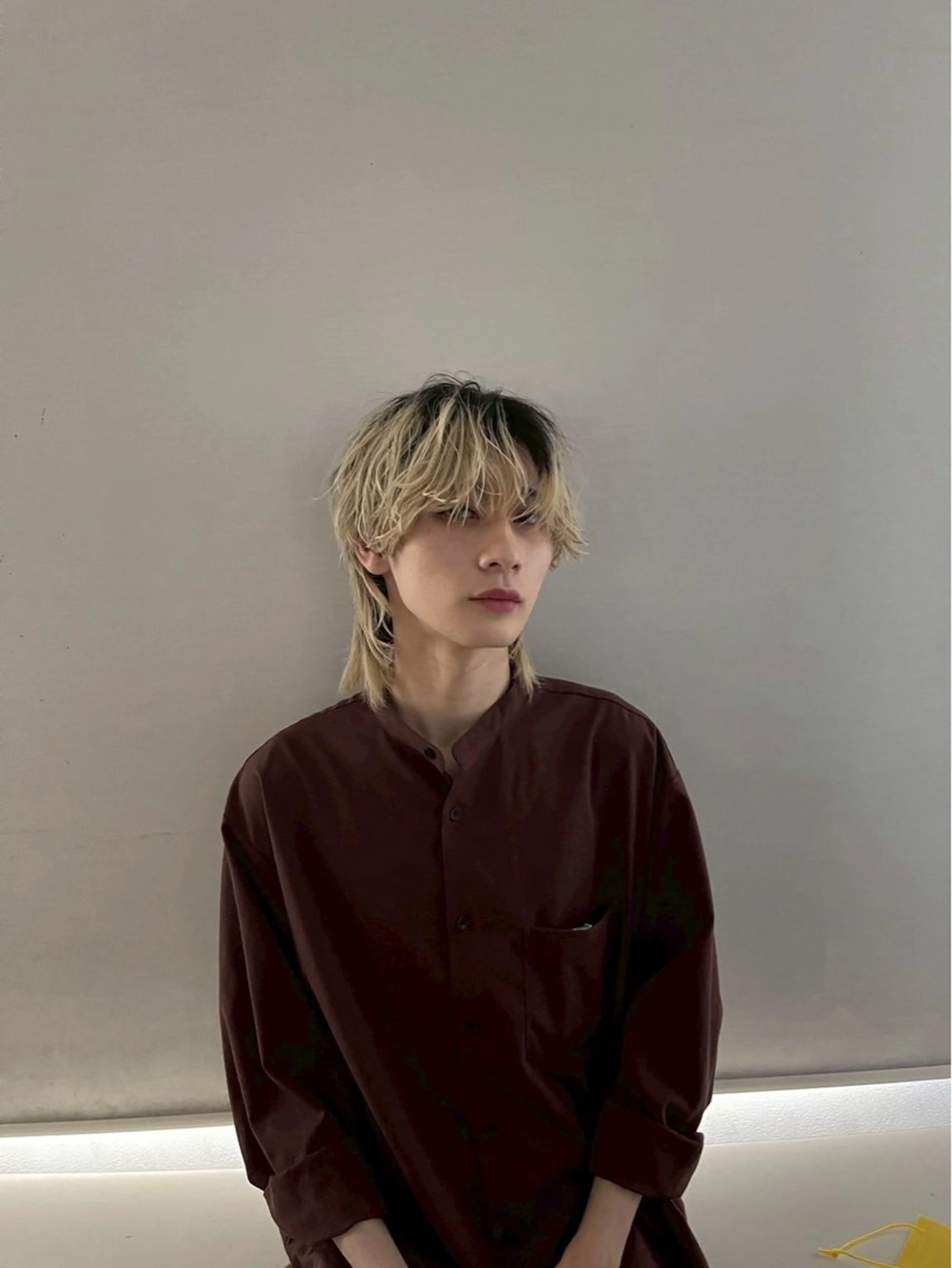 カラー メンズハイトーン 北斗💍レイヤーのヘアスタイル