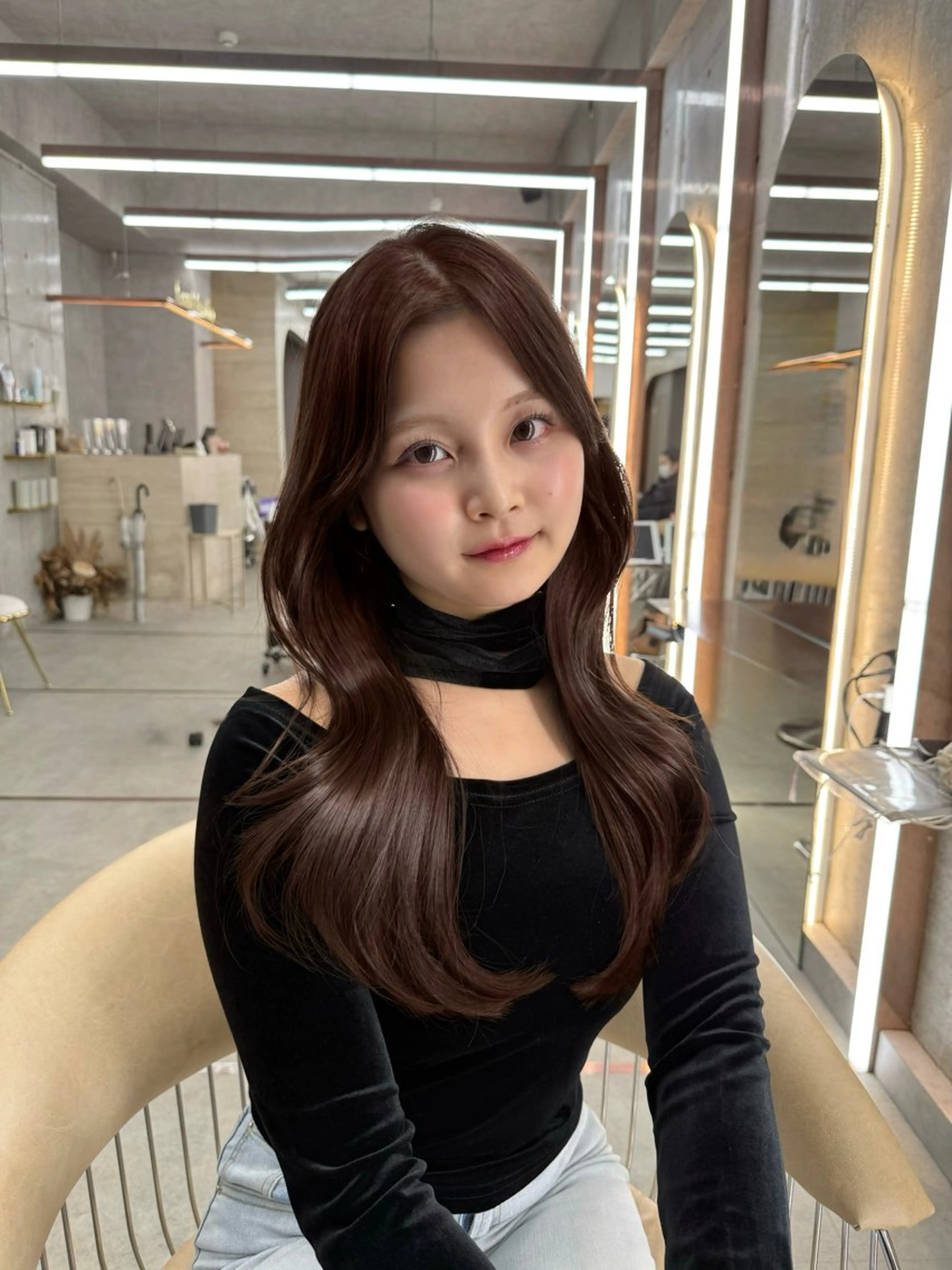 🎀カット・美髪縮毛矯正🎀🫧cut＋縮毛矯正➕内部補修トリートメント🩵ナノスチームと超音波アイロンで補修🍒の写真