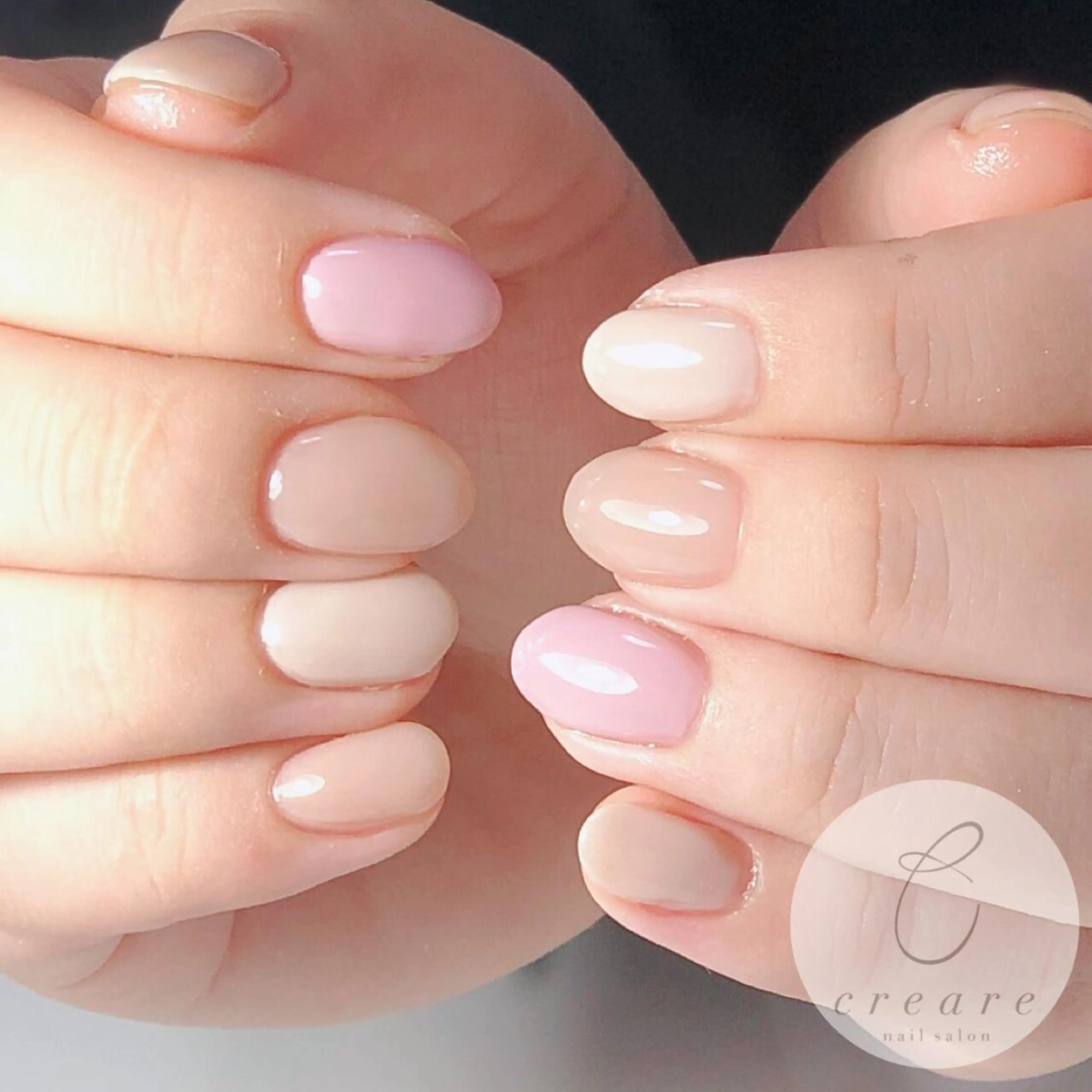 ネイル アートネイル ジェルネイル オフィスネイル ワンカラーネイル 辻野 和枝のネイルデザイン