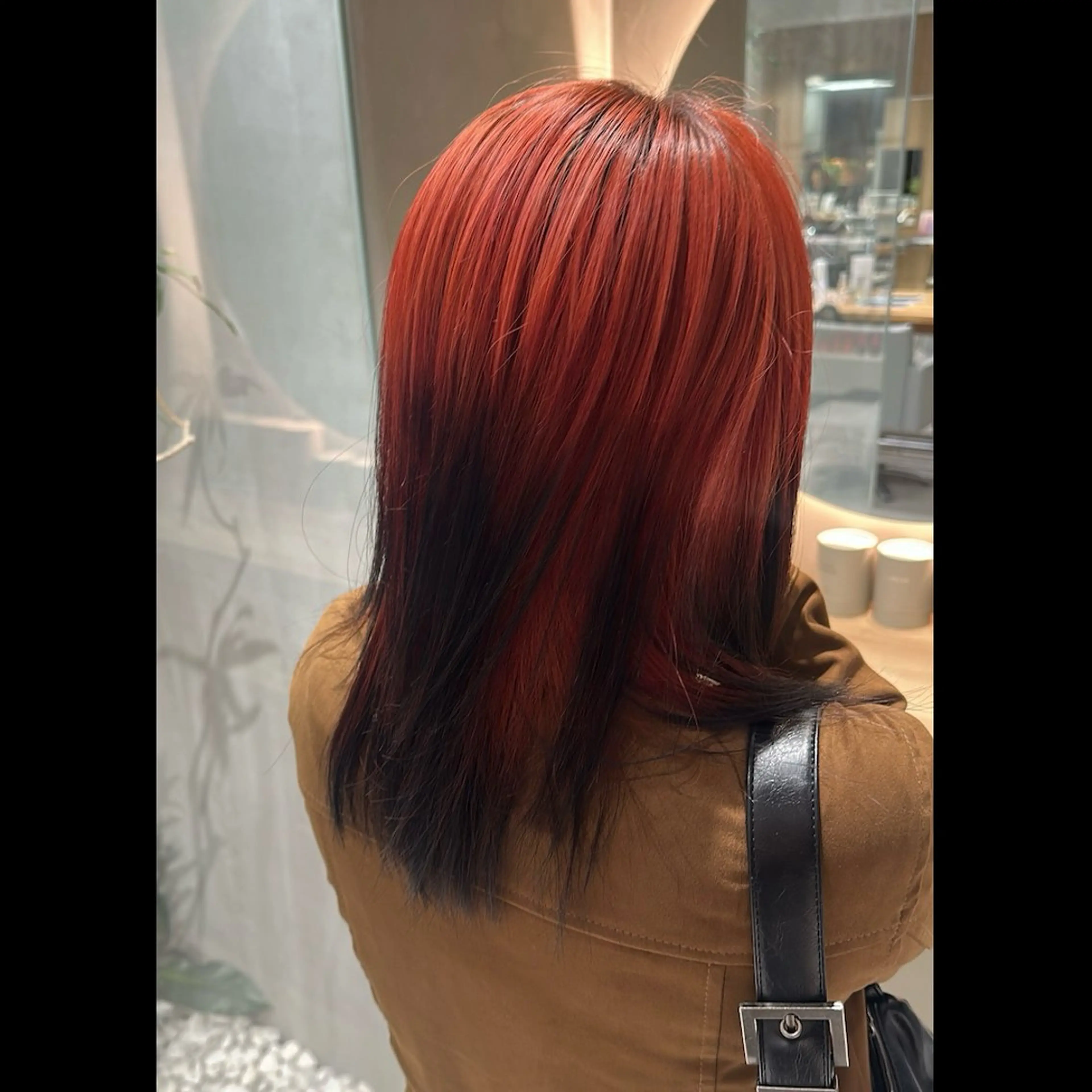 ミディアム カラー MINX/ボブ/ レイヤー/田中元翔のヘアスタイル