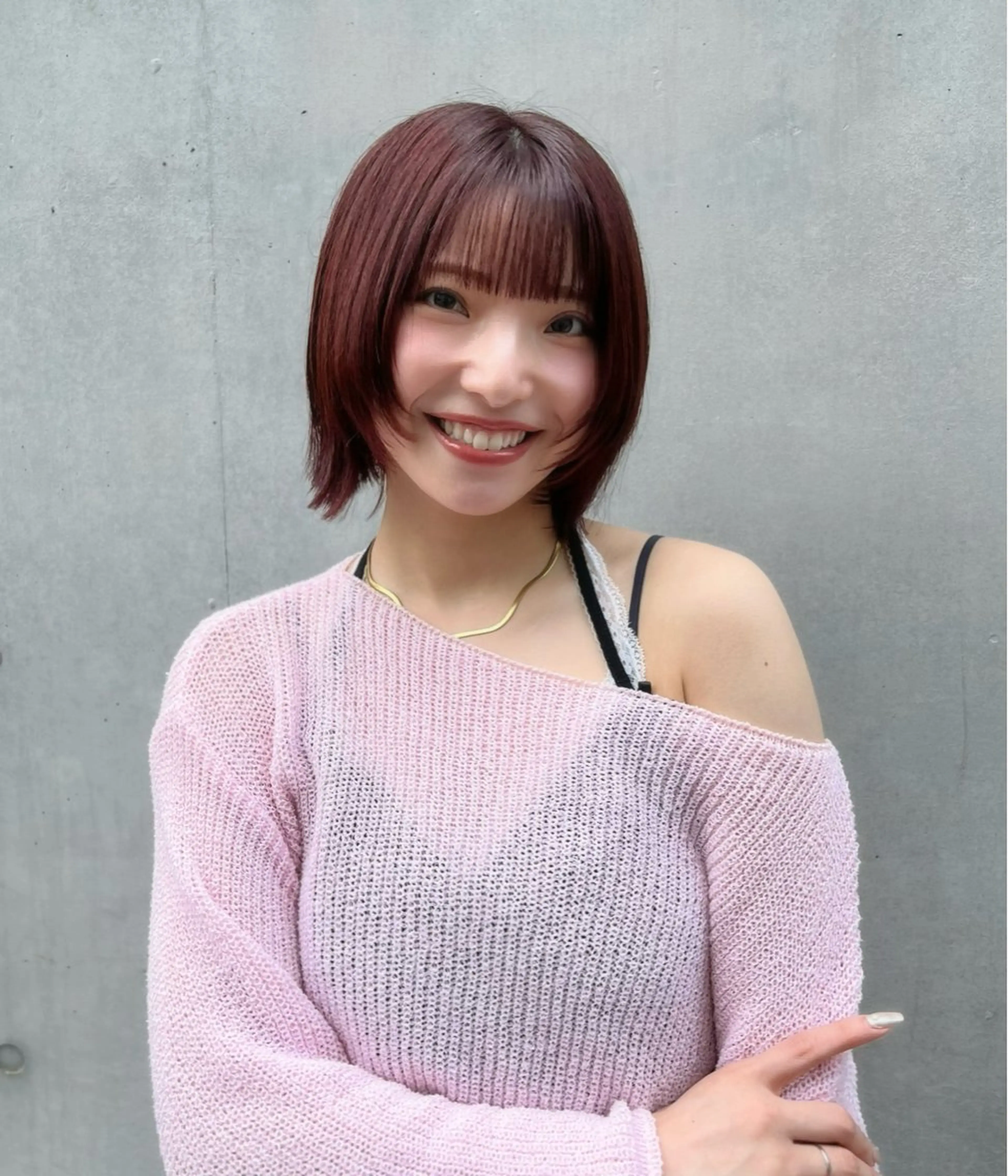 ショート ボブレイヤー ボブ レイヤーカット モテヘア/グレージュ /ボブ/前原汐🎐のヘアスタイル